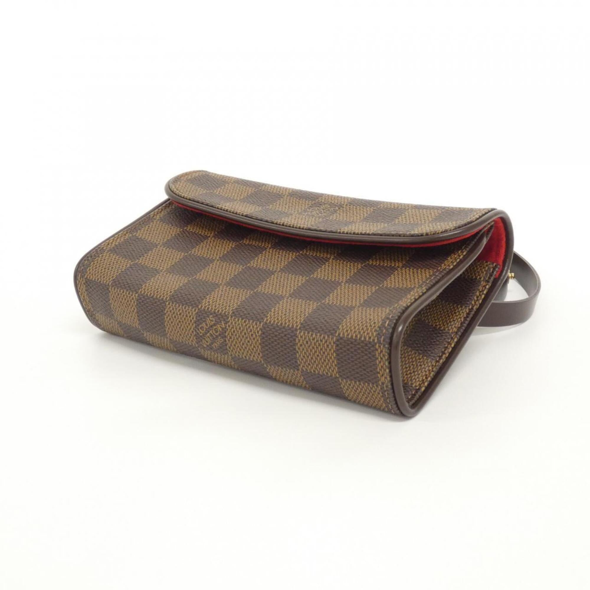 Louis Vuitton Ebene Coated Canvas Fanny Pack Pochette (Pre-Owned)