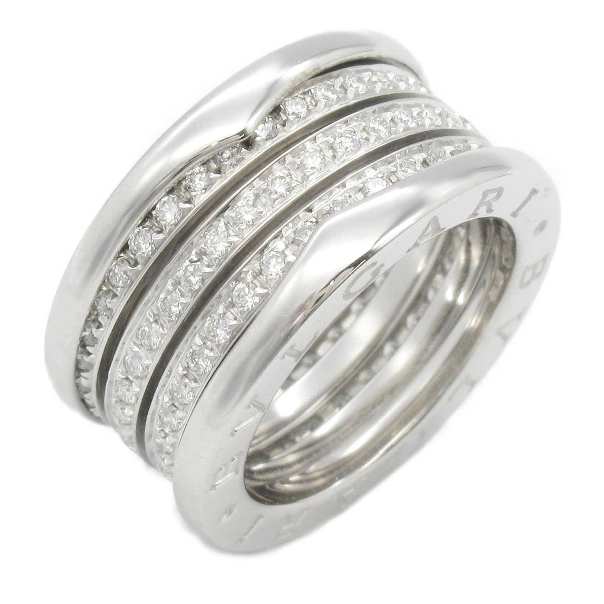 Bvlgari B.Zero1 Silver White Gold (18K) Band Ring (Pre-Owned)