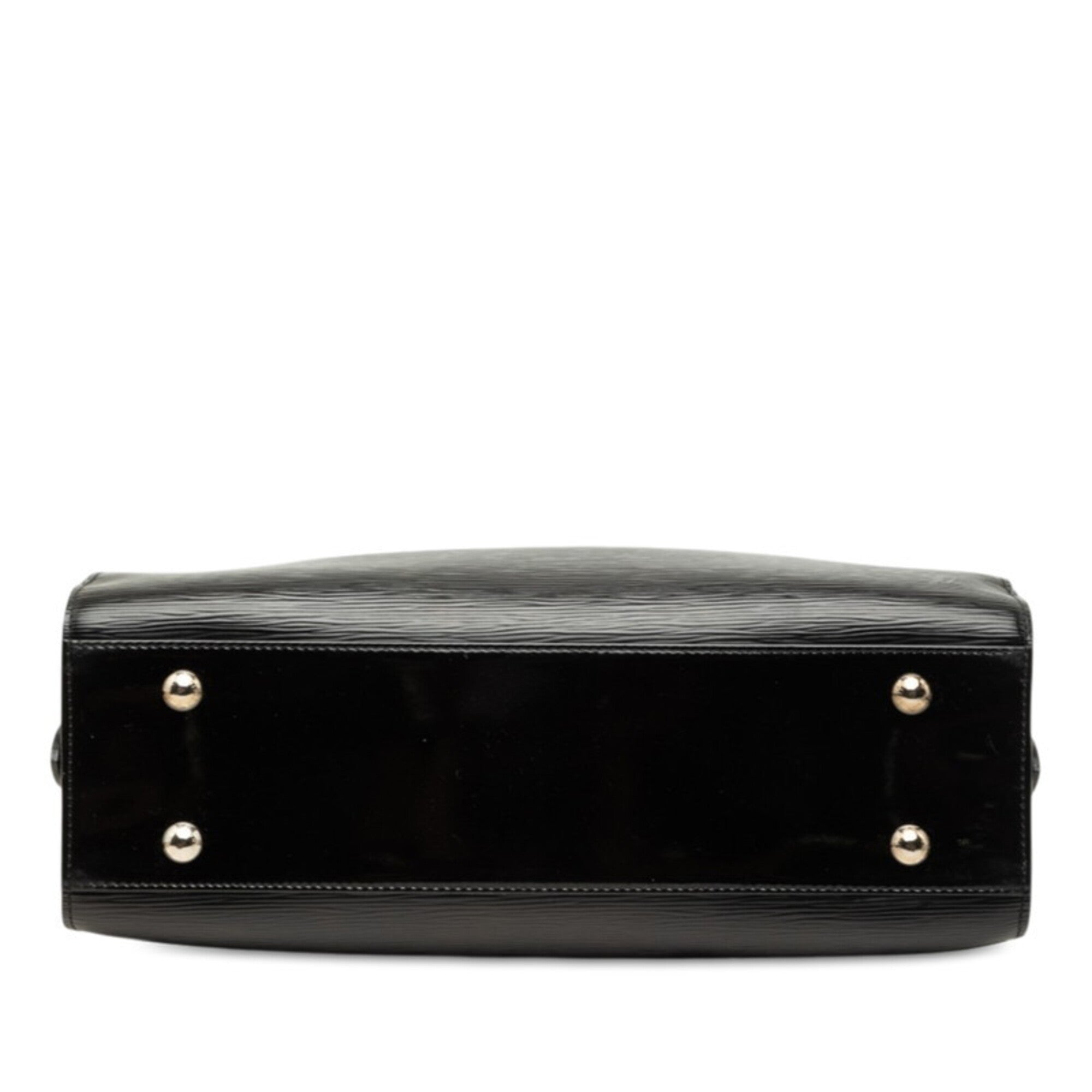 Louis Vuitton Black Noir Leather Handbag (Pre-Owned)