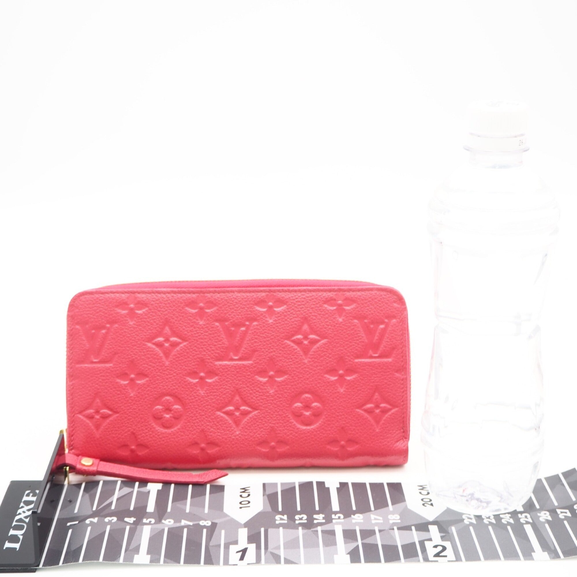 Louis Vuitton Monogram Empreinte Pink Leather Long Wallet (Bi-Fold) (Pre-Owned)