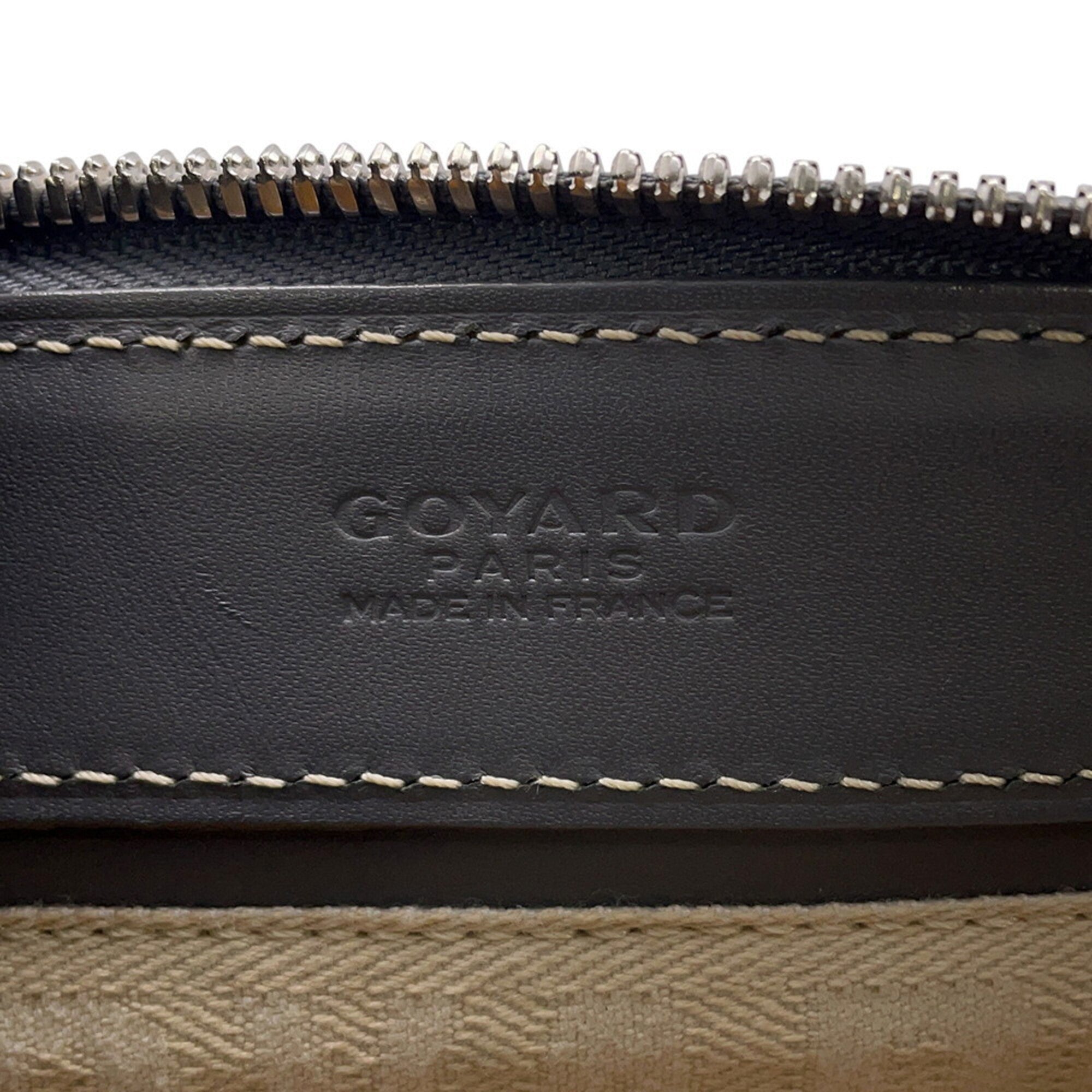 Goyard Gray White Pvc Handbag Shoulder Bag (Pre-Owned)