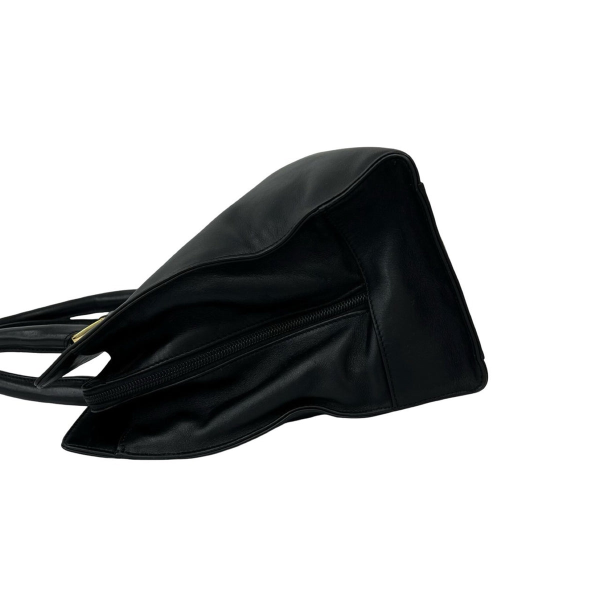 Loewe Black Leather Handbag Tote Bag (Pre-Owned)