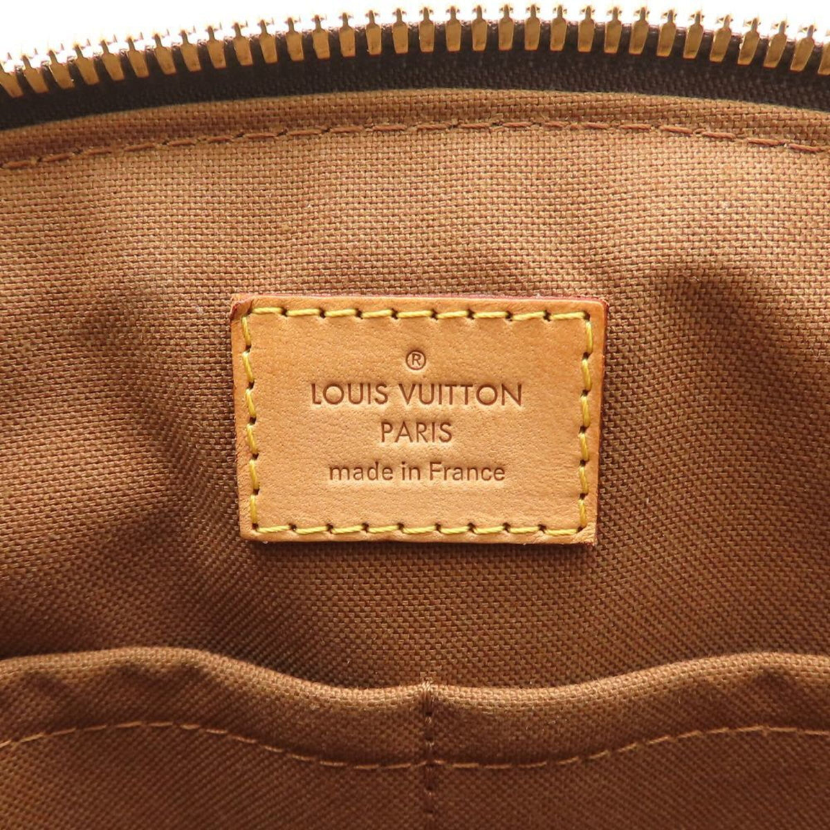 Louis Vuitton Brown Monogram Canvas Handbag (Pre-Owned)