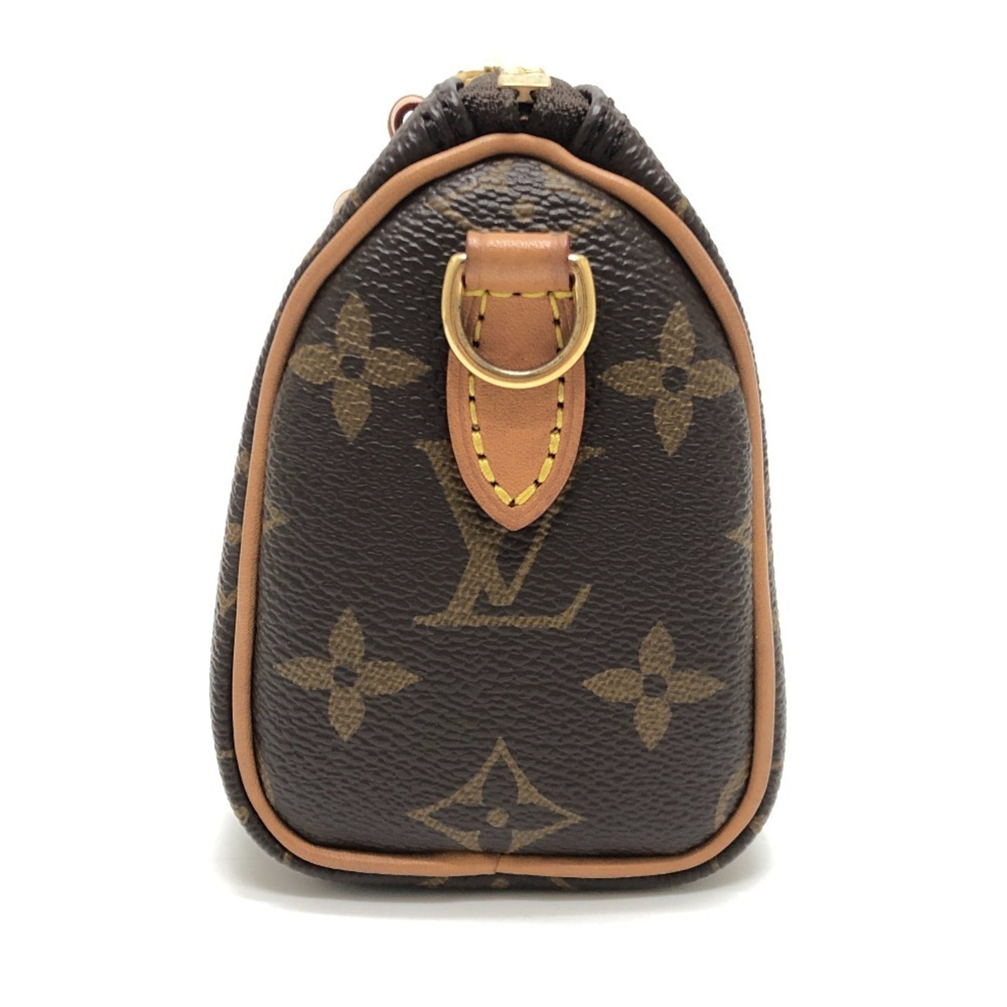 Louis Vuitton Brown Monogram Canvas Handbag Shoulder Bag (Pre-Owned)