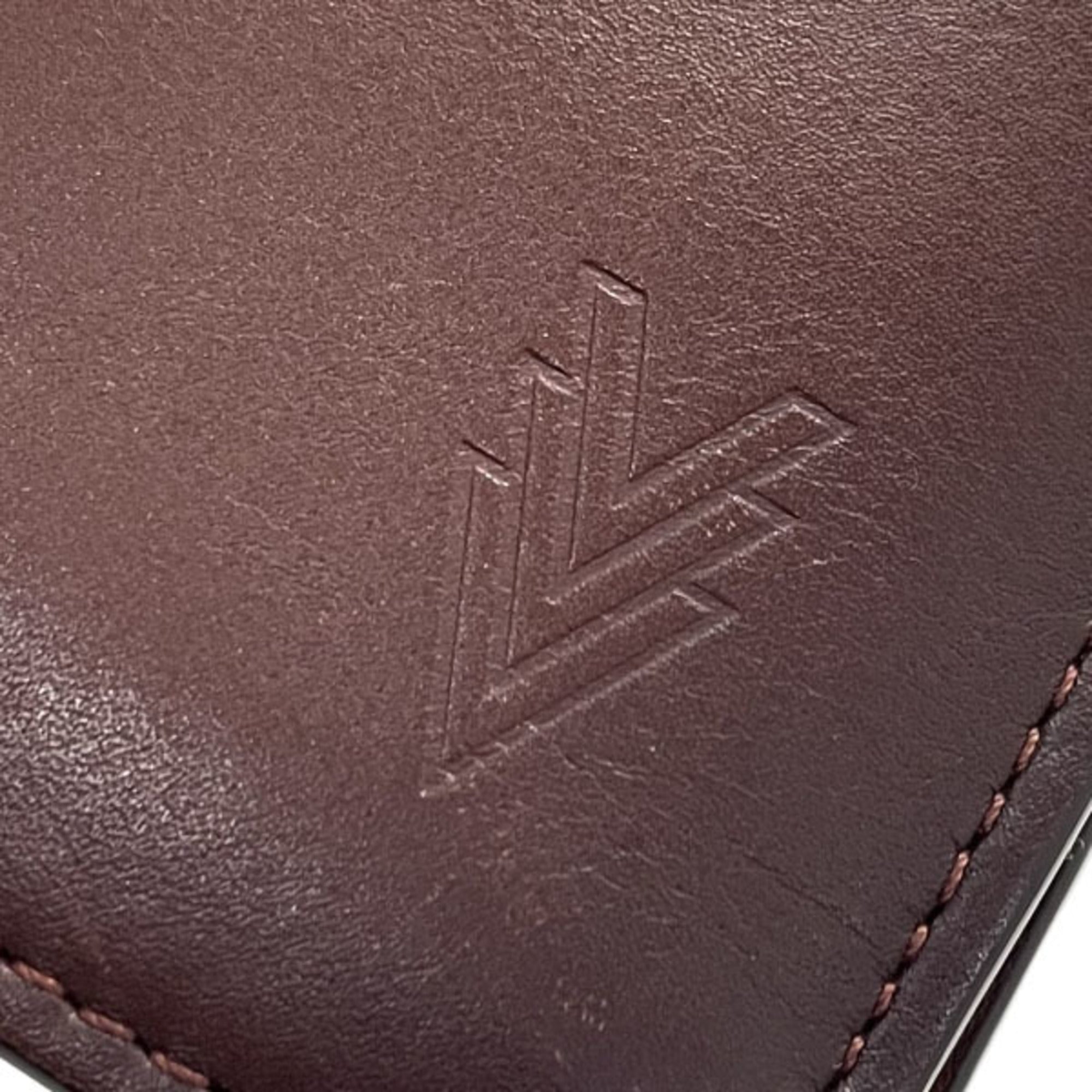 Louis Vuitton Brown Ombre Leather Long Wallet (Bi-Fold) (Pre-Owned)