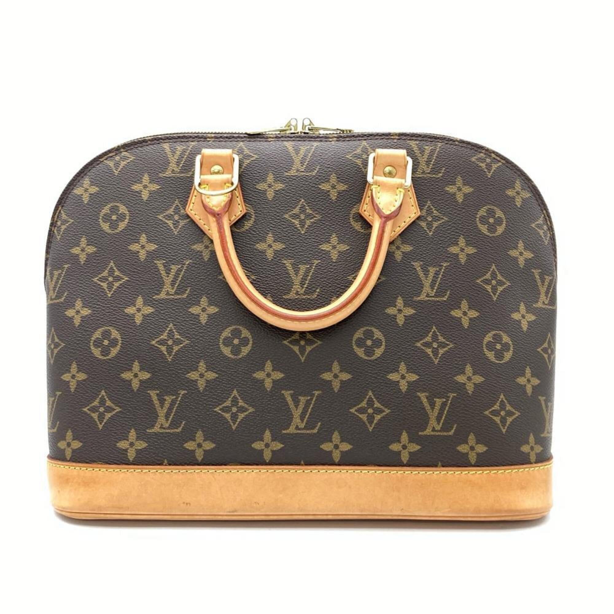 Louis Vuitton Brown Monogram Canvas Handbag (Pre-Owned)