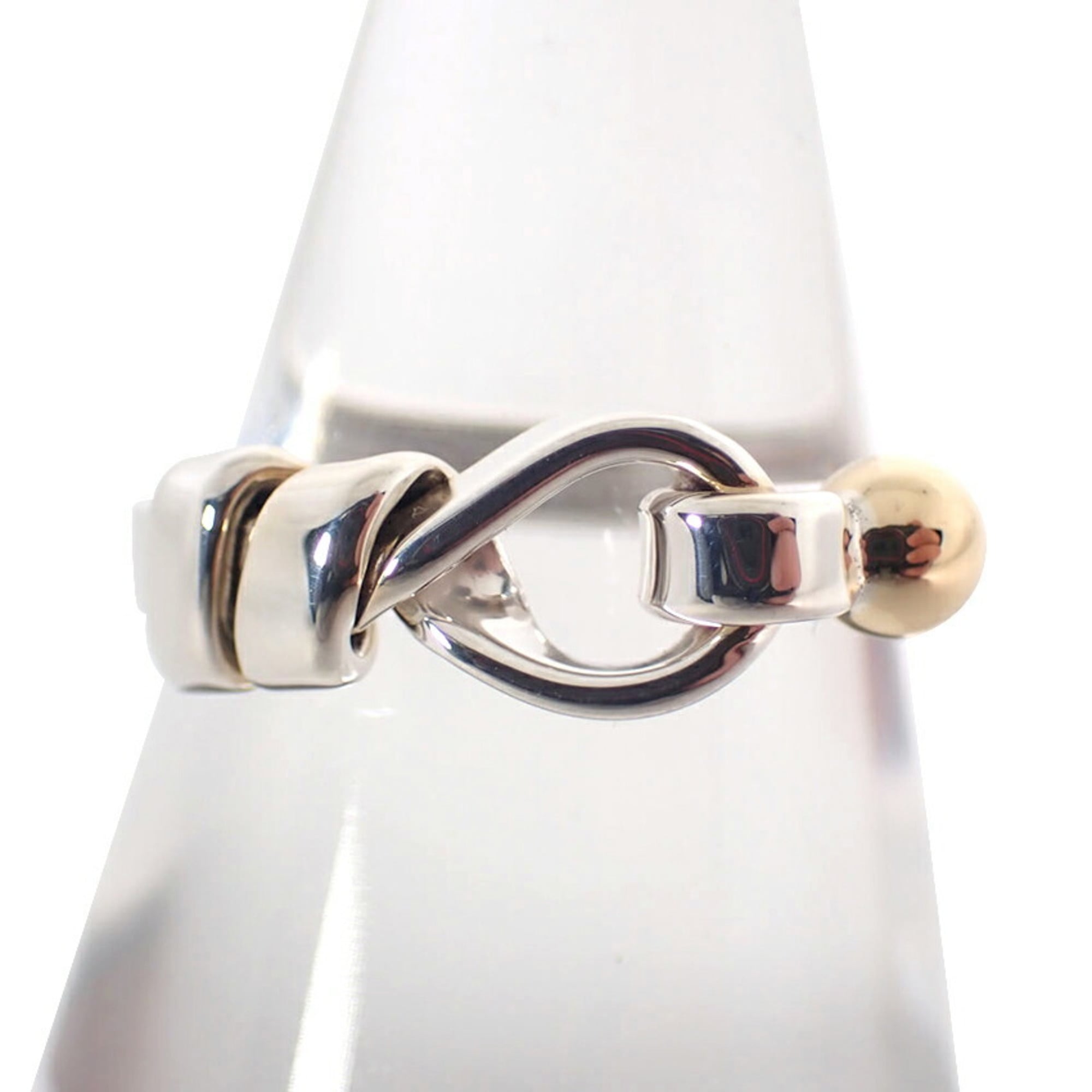 Tiffany Yellow Gold (18K) Sterling Silver 925 Band Ring (Pre-Owned)