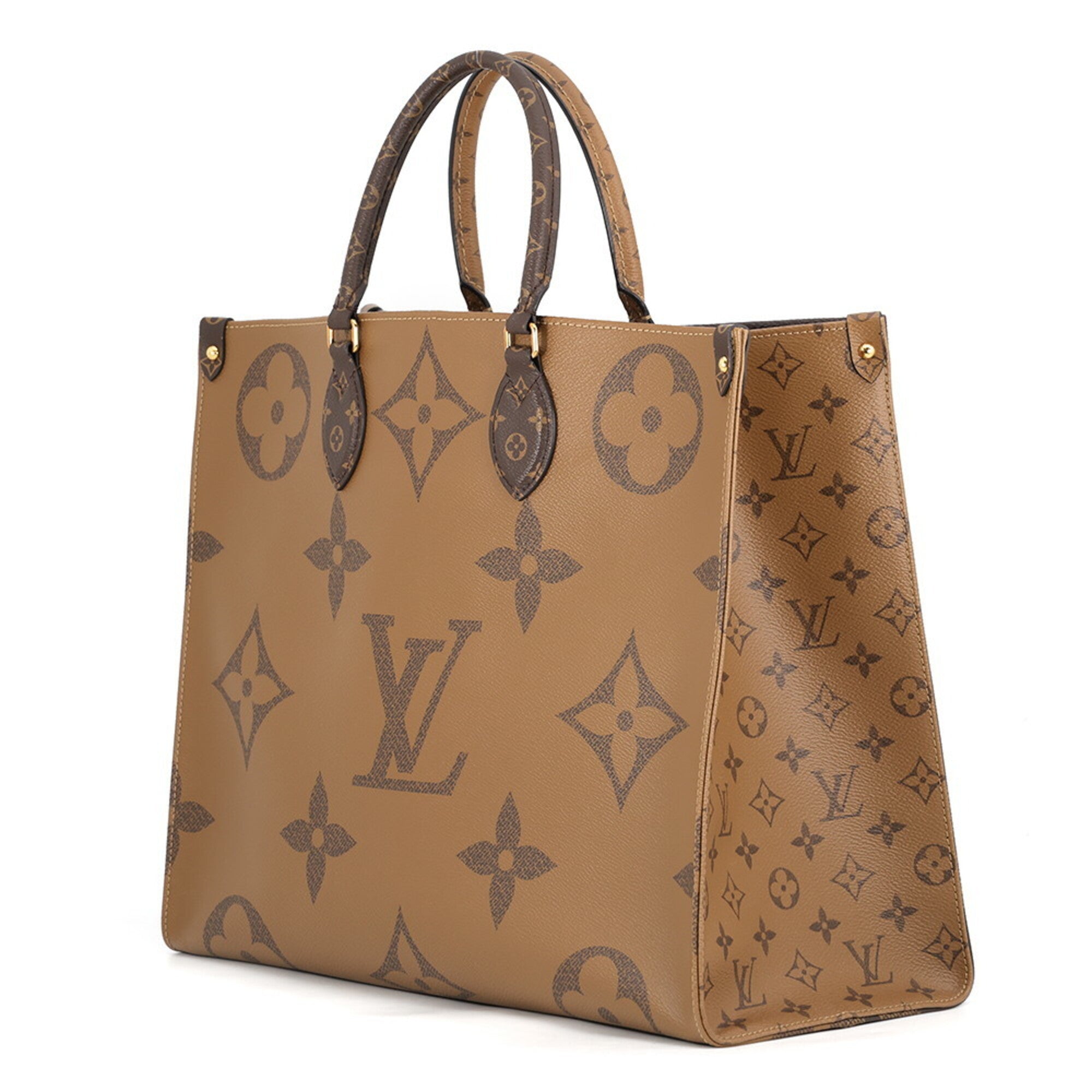 Louis Vuitton Monogram Reverse Red Color Monogram Reverse Handbag Shoulder Bag Tote Bag (Pre-Owned)