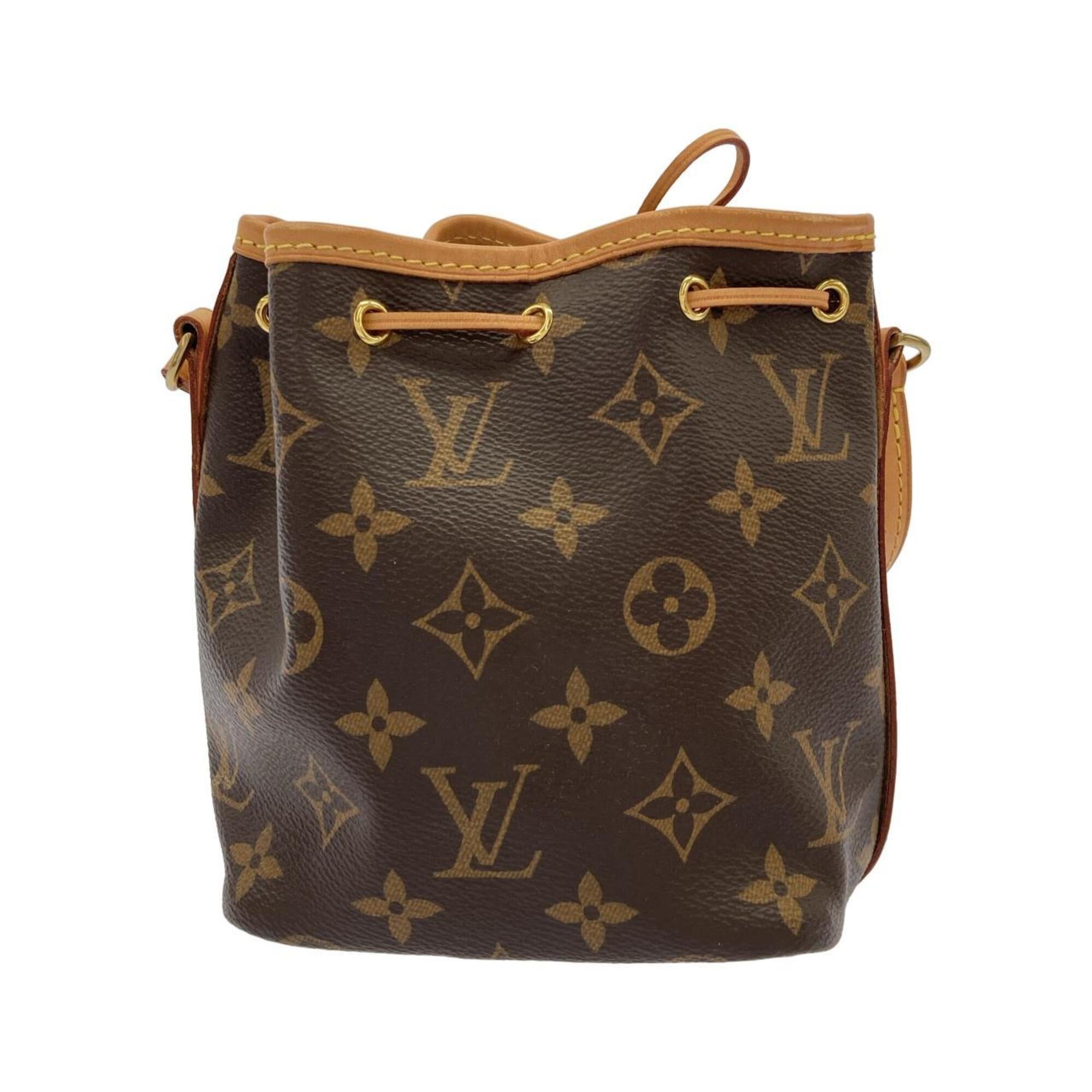 Louis Vuitton Marron Coated Canvas Shoulder Bag (Pre-Owned)