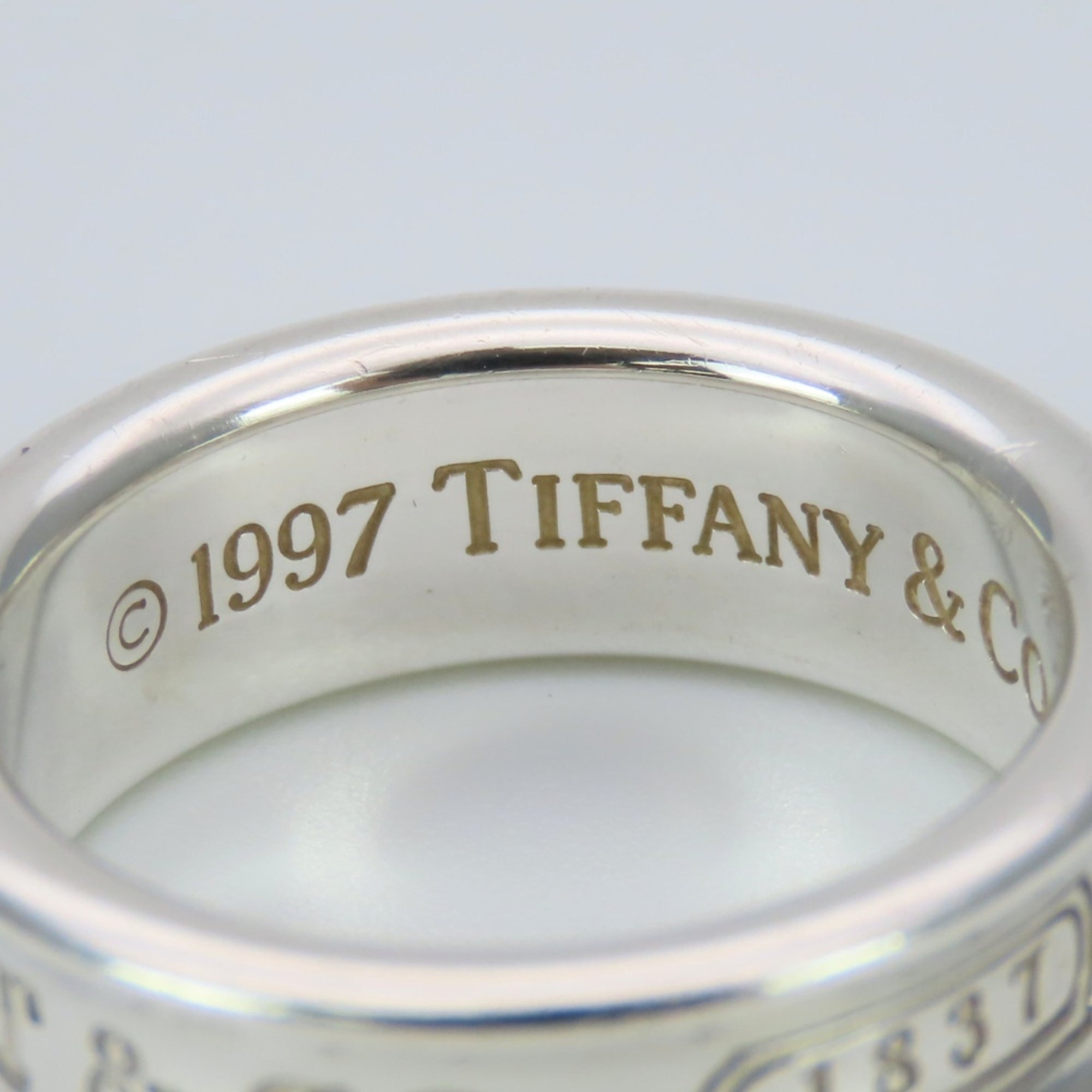 Tiffany Silver Silver 925 Band Ring (Pre-Owned)