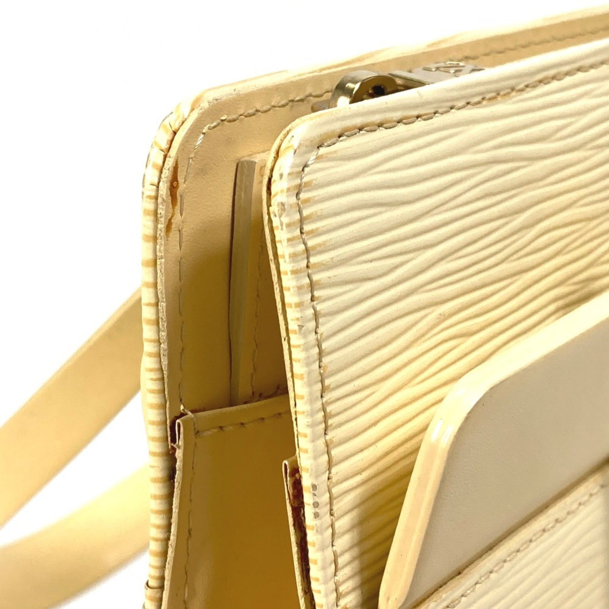 Louis Vuitton Vanilla Yellow Epi Leather Shoulder Bag Tote Bag (Pre-Owned)