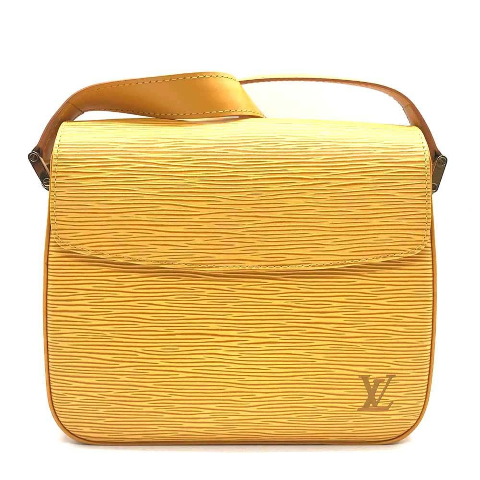 Louis Vuitton Yellow Epi Leather Shoulder Bag (Pre-Owned)