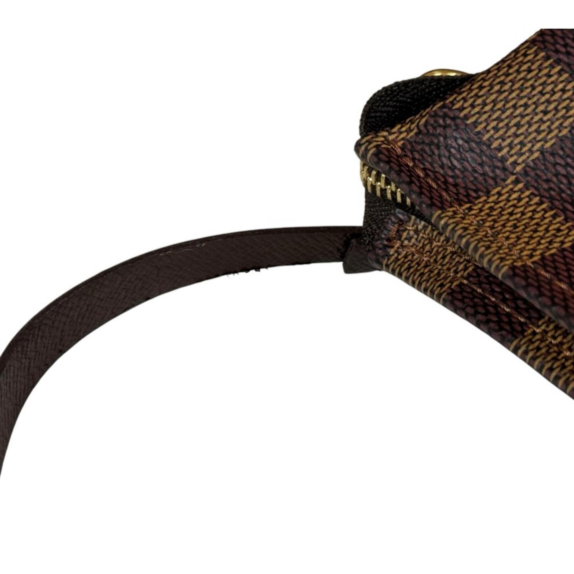Louis Vuitton Brown Damier Canvas Handbag (Pre-Owned)