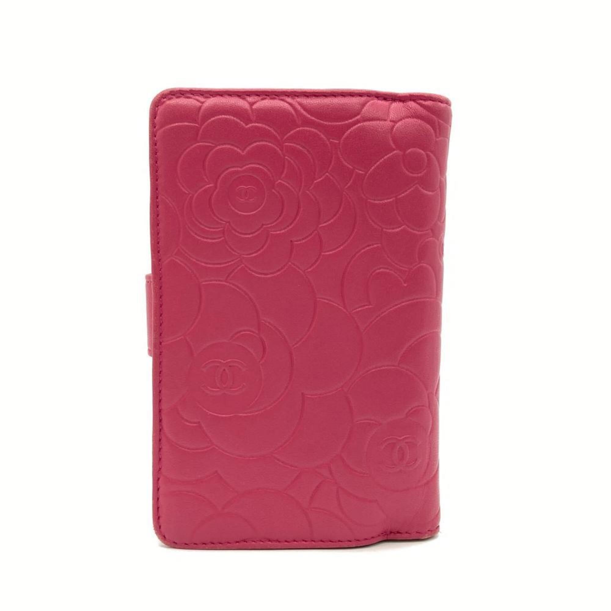 Chanel Black Pink Wallet (Bi-Fold) (Pre-Owned)
