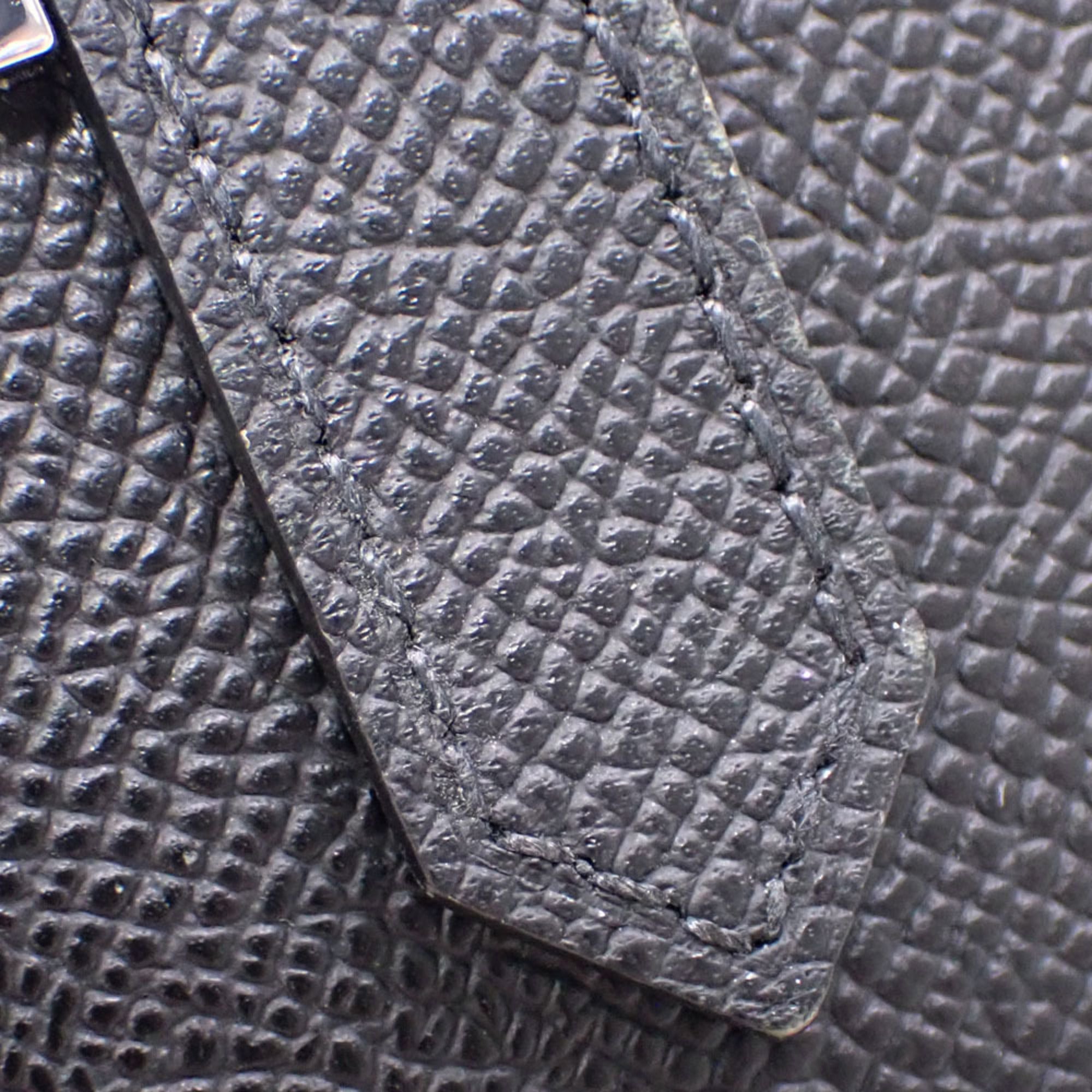 Hermes Black Epsom Leather Wallet (Bi-Fold) (Pre-Owned)