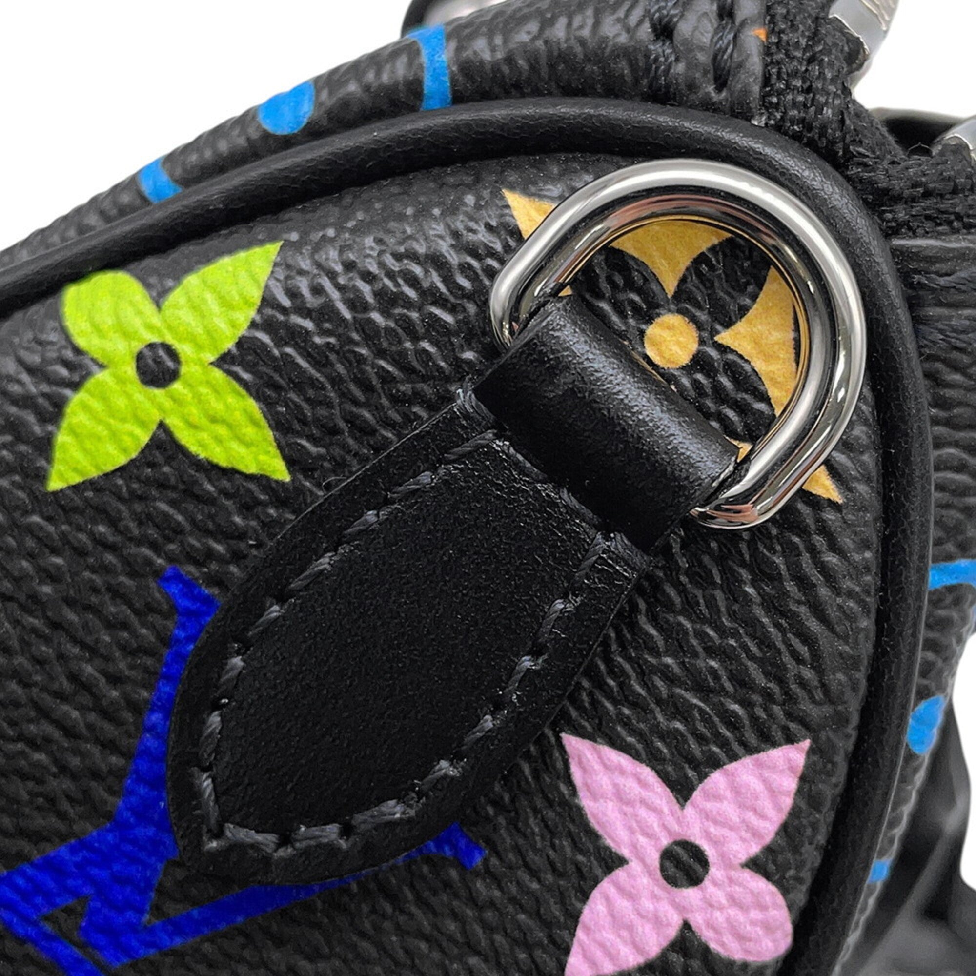 Louis Vuitton Multi-Color Noir Monogram Multicolore Handbag (Pre-Owned)