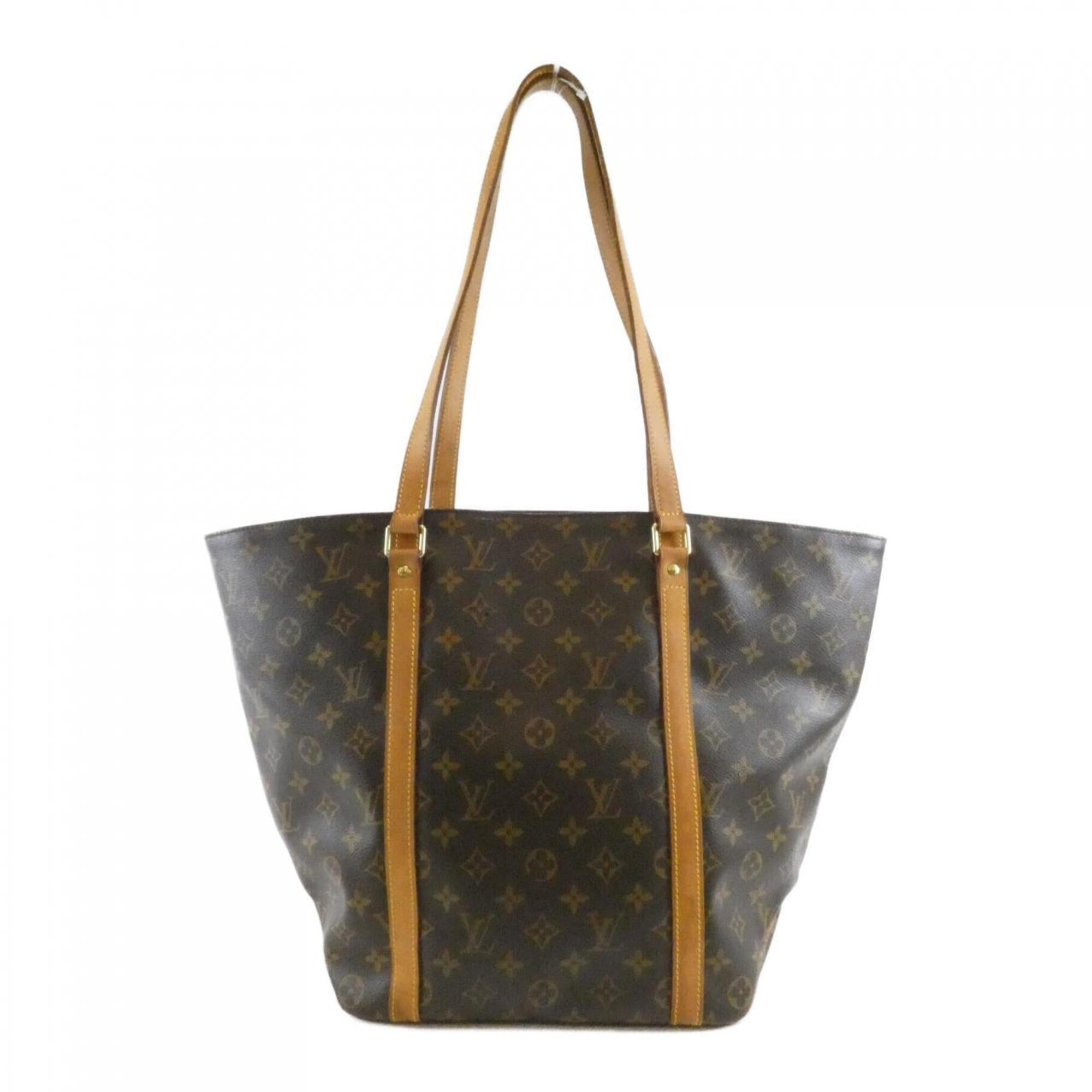 Louis Vuitton Monogram Marron Coated Canvas Handbag (Pre-Owned)