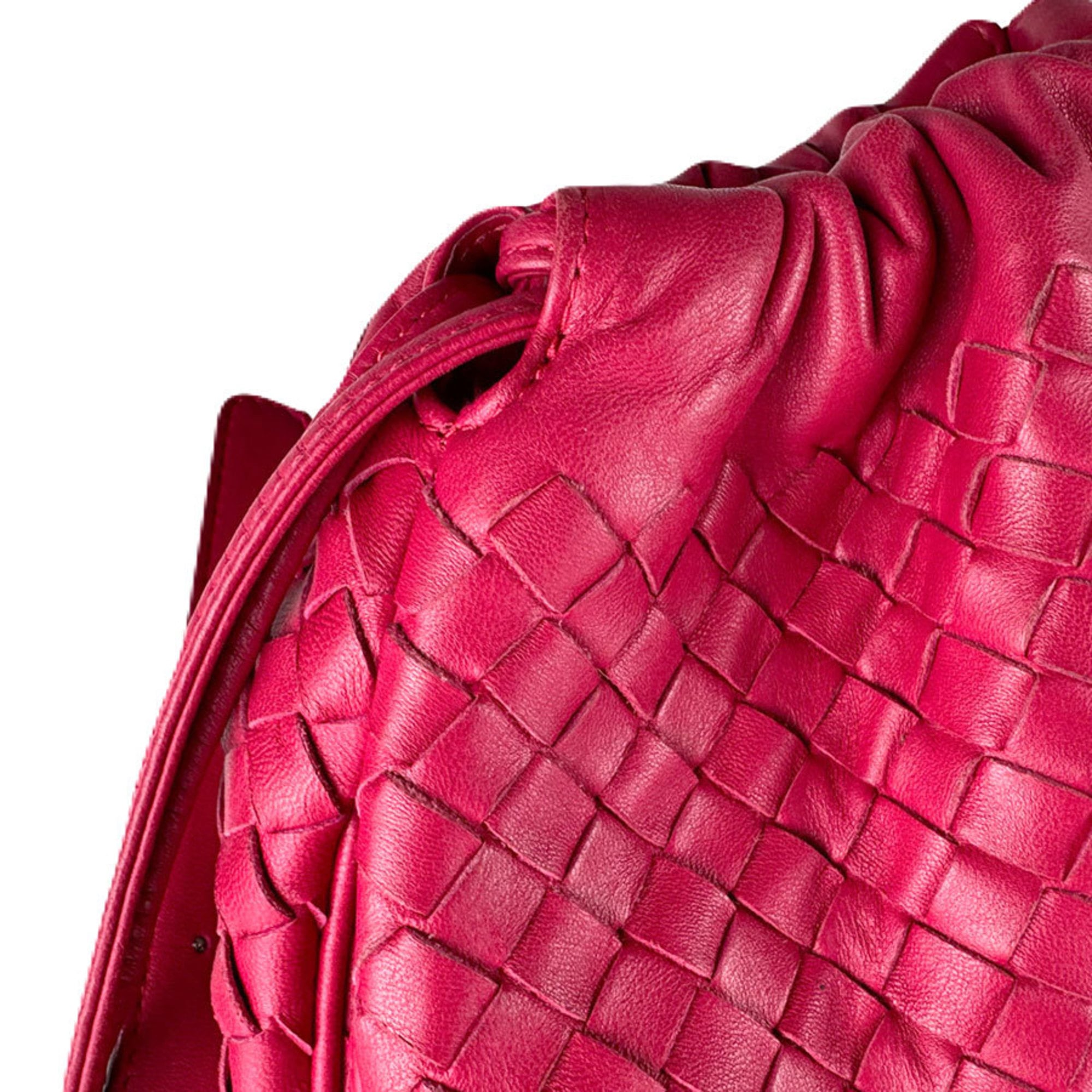 Bottega Veneta Intrecciato Leather Shoulder Bag (Pre-Owned)