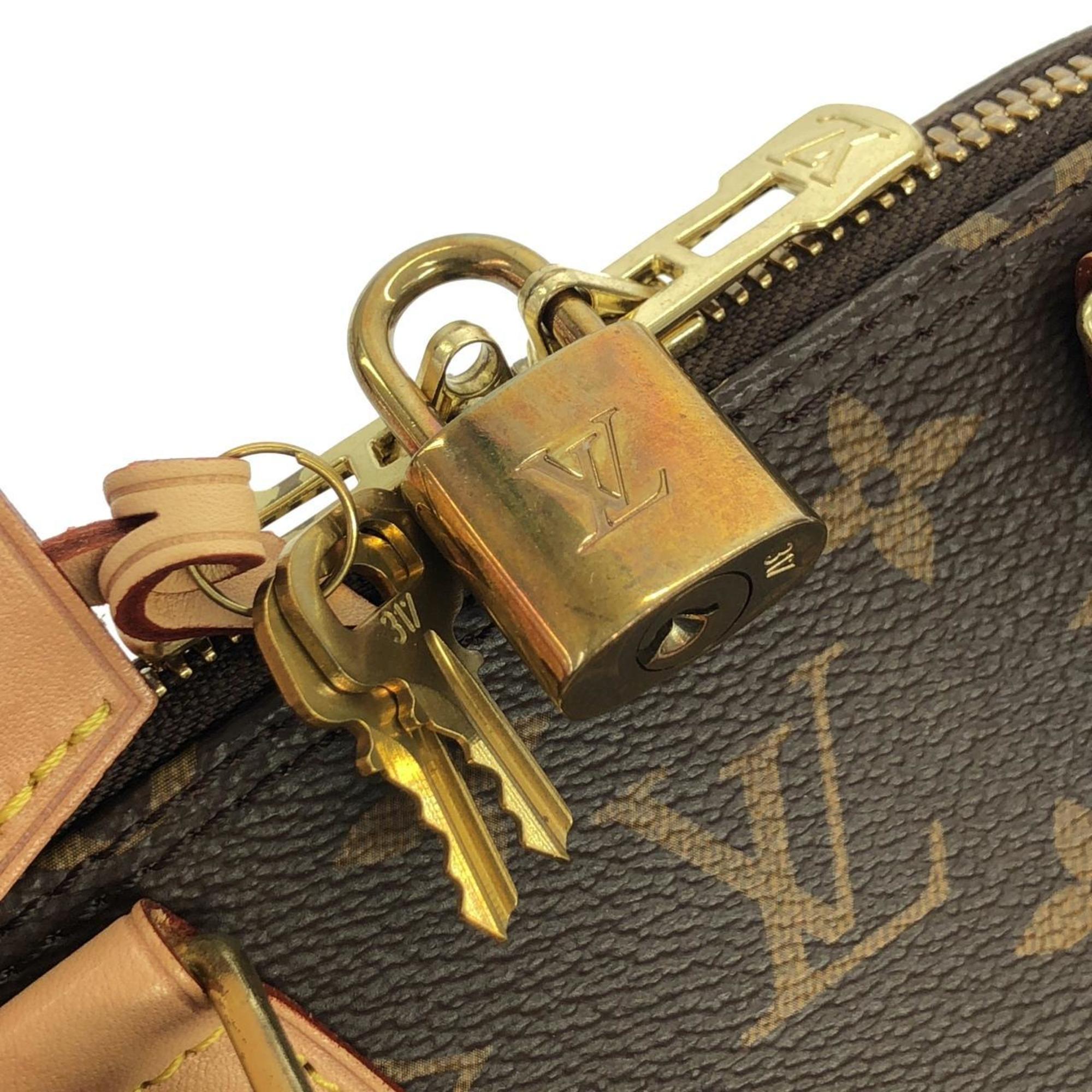Louis Vuitton Brown Coated Canvas Handbag (Pre-Owned)