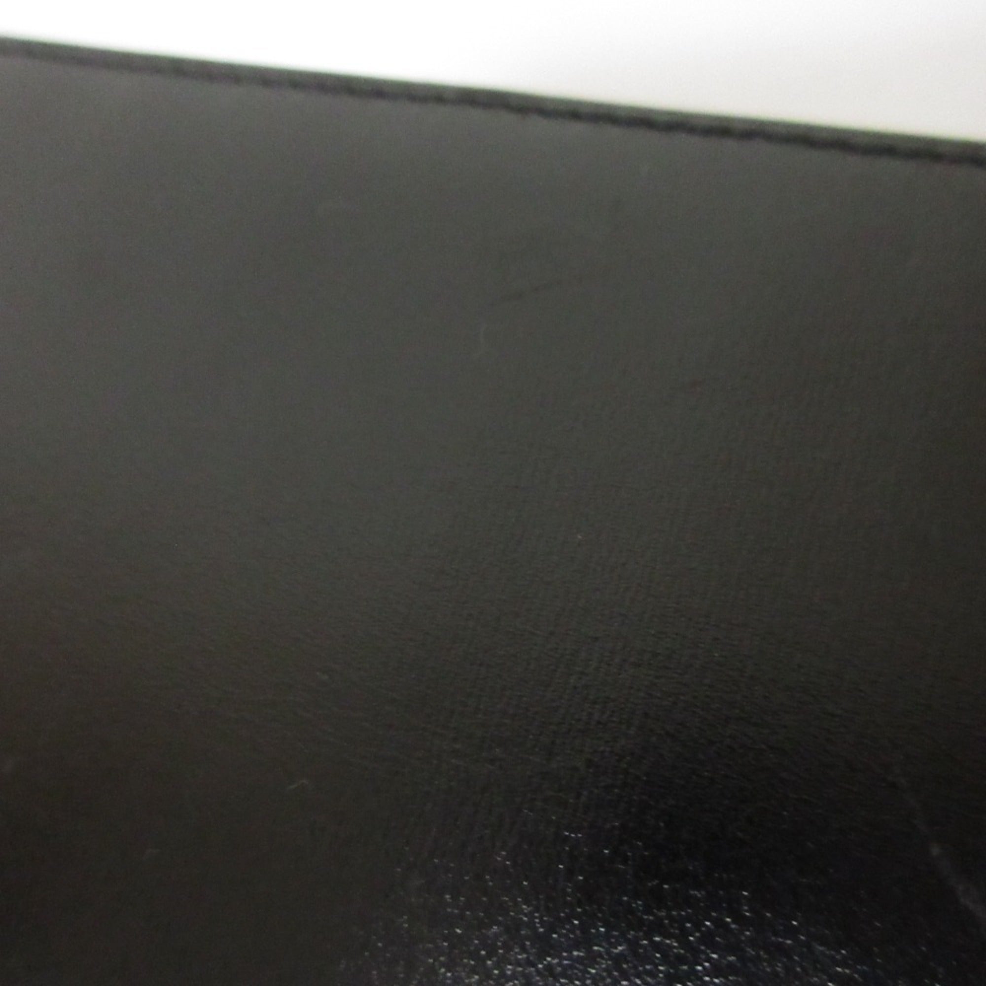 Cartier Black Leather Long Wallet (Bi-Fold) (Pre-Owned)