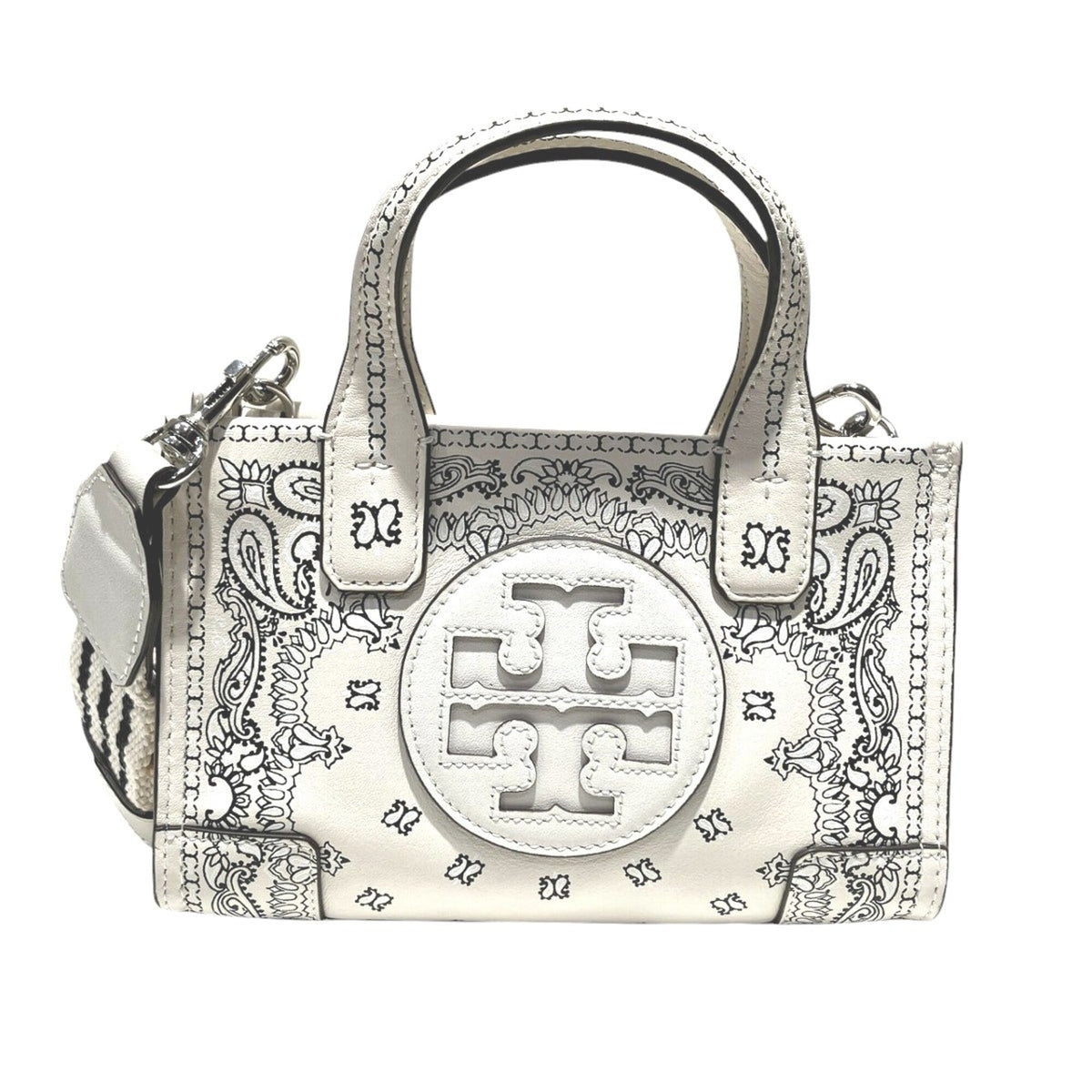 Tory Burch White Leather Shoulder Bag (Pre-Owned)