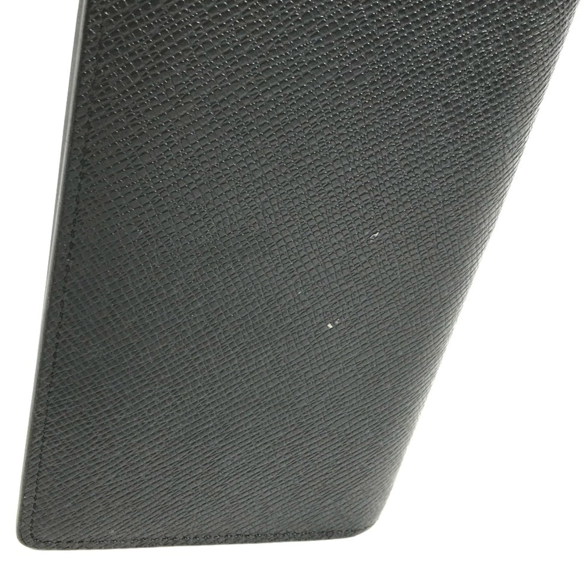 Louis Vuitton Taiga Ardoise Black Taiga Leather Long Wallet (Bi-Fold) (Pre-Owned)