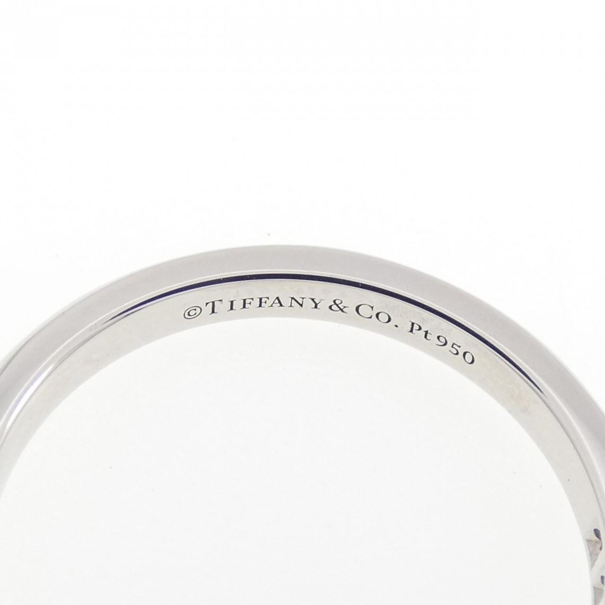 Tiffany Platinum Platinum 950 Band Ring (Pre-Owned)