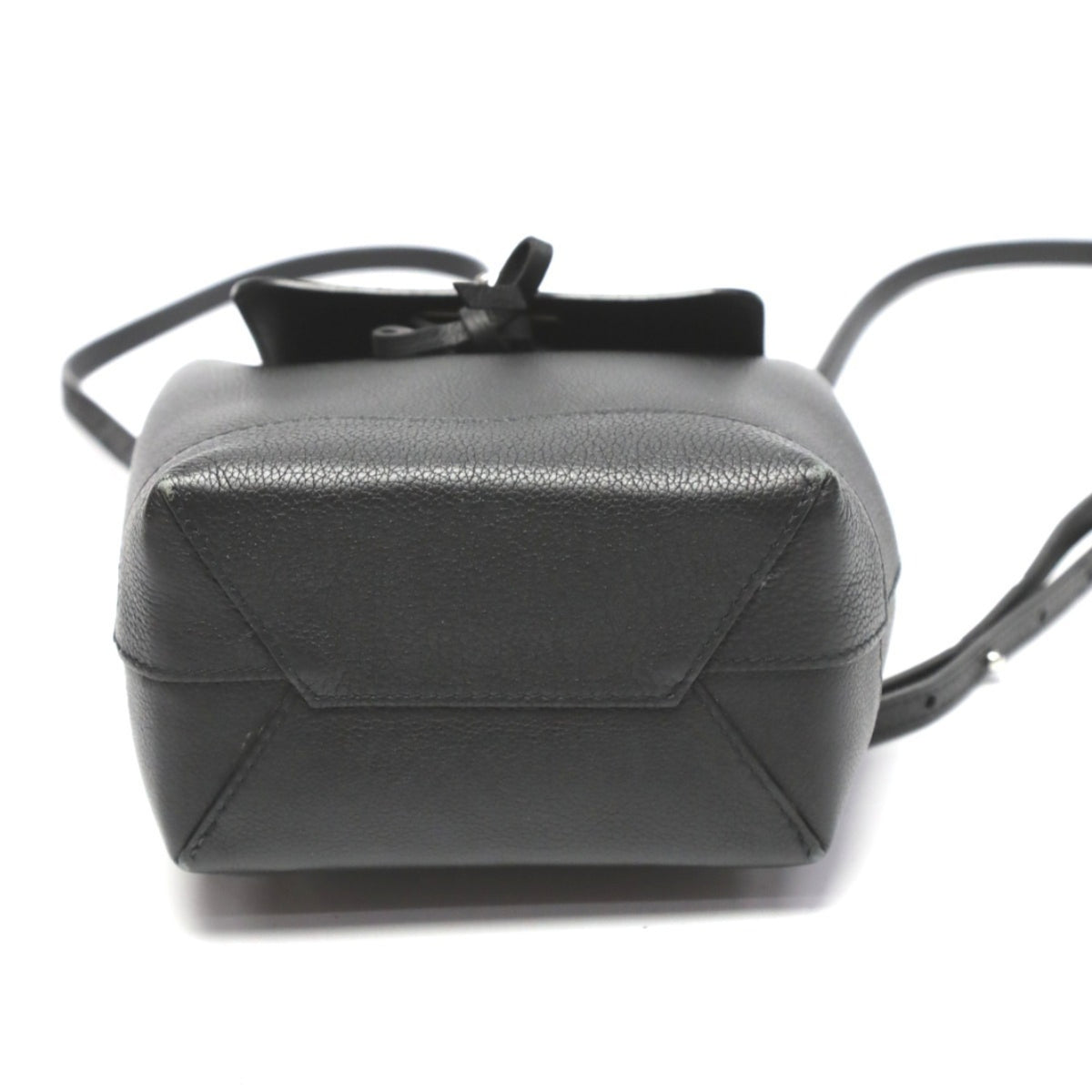 Louis Vuitton Black Noir Leather Backpack (Pre-Owned)