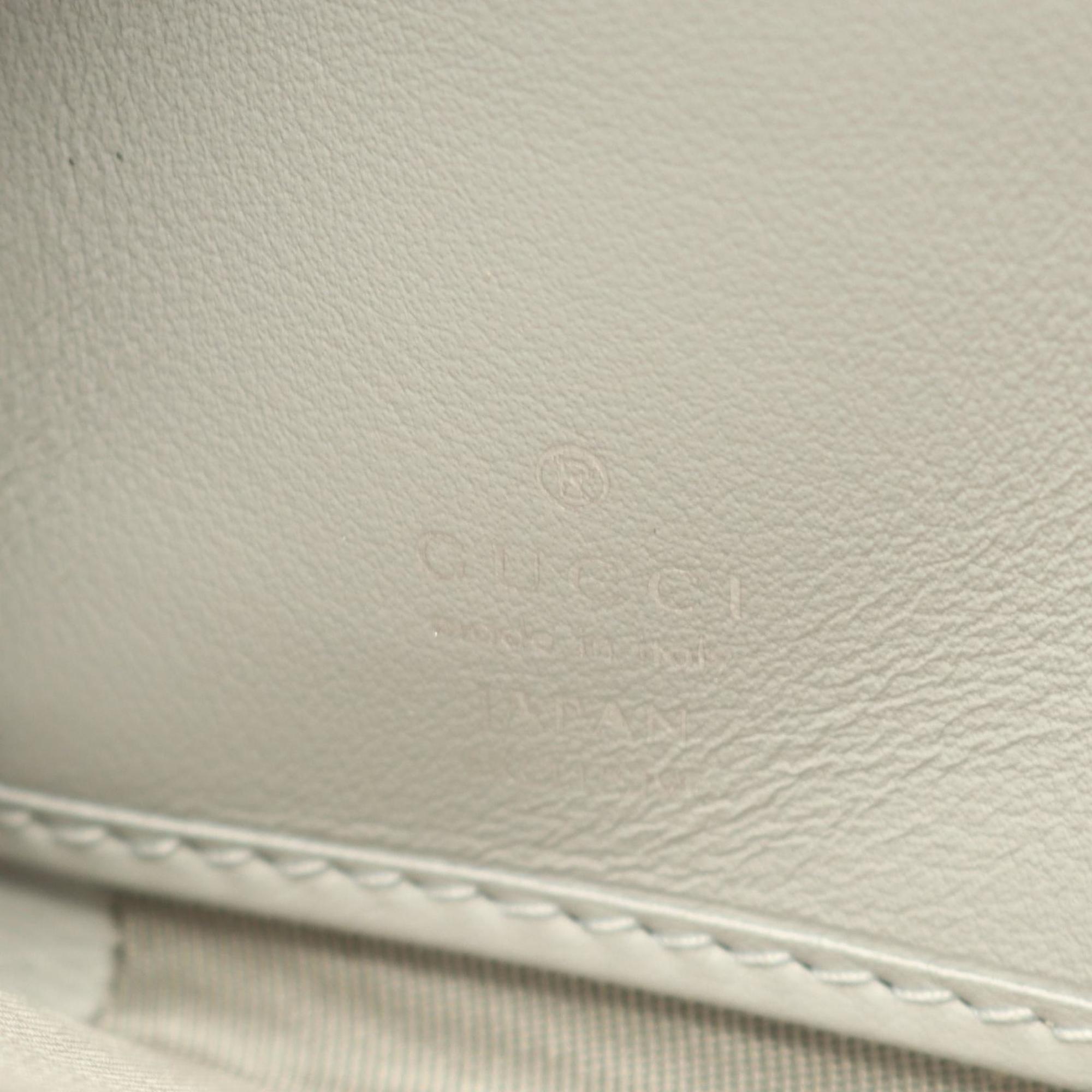 Gucci Gray Leather Long Wallet (Bi-Fold) (Pre-Owned)