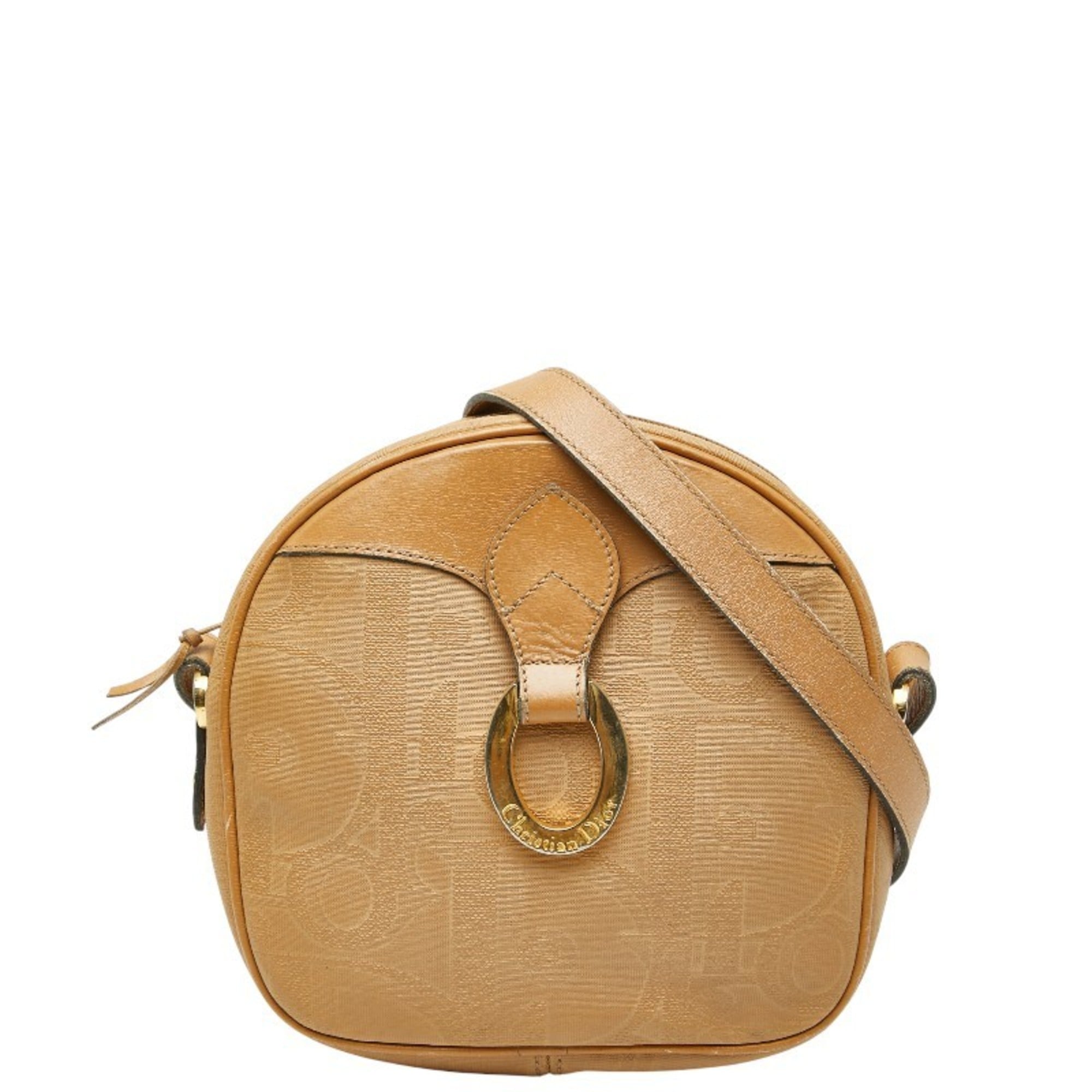 Christian Dior Brown Pvc Leather Shoulder Bag (Pre-Owned)