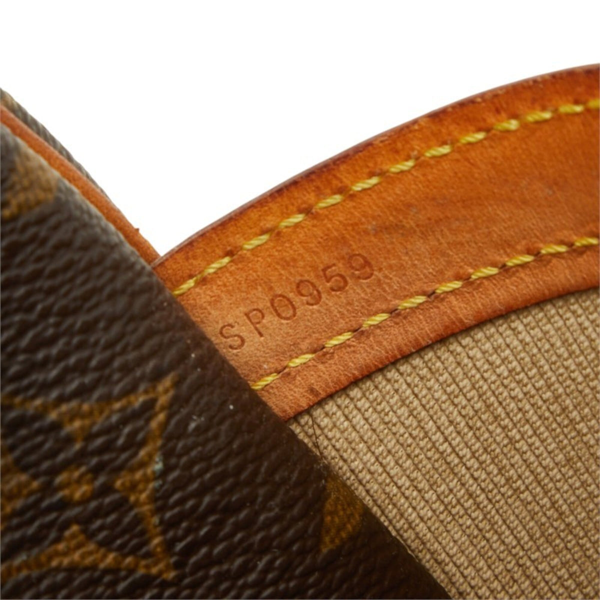 Louis Vuitton Brown Pvc Leather Shoulder Bag (Pre-Owned)