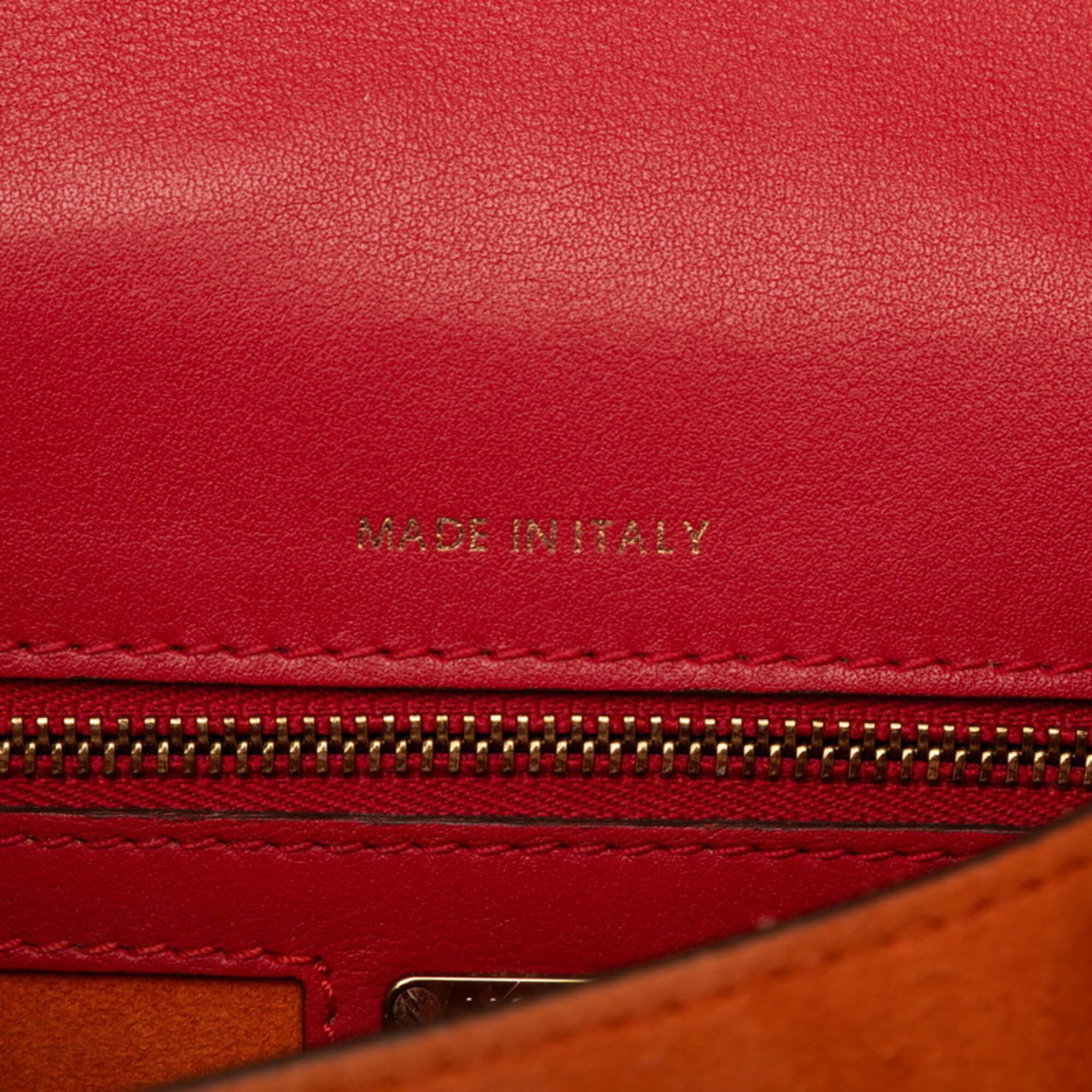 Mcm Brown Leather Suede Leather Shoulder Bag (Pre-Owned)