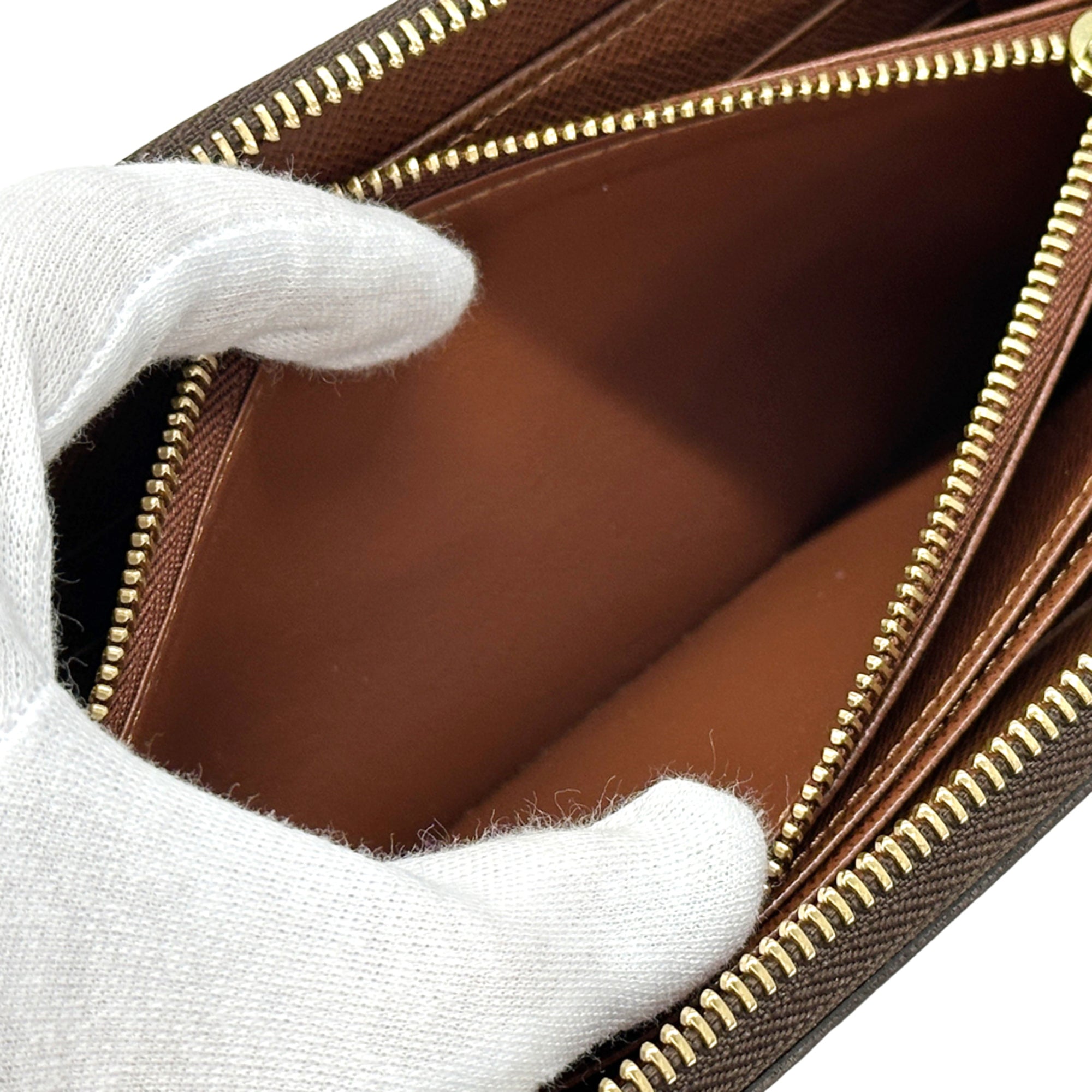 Louis Vuitton Brown Monogram Monogram Long Bill Wallet (Bi-Fold) (Pre-Owned)