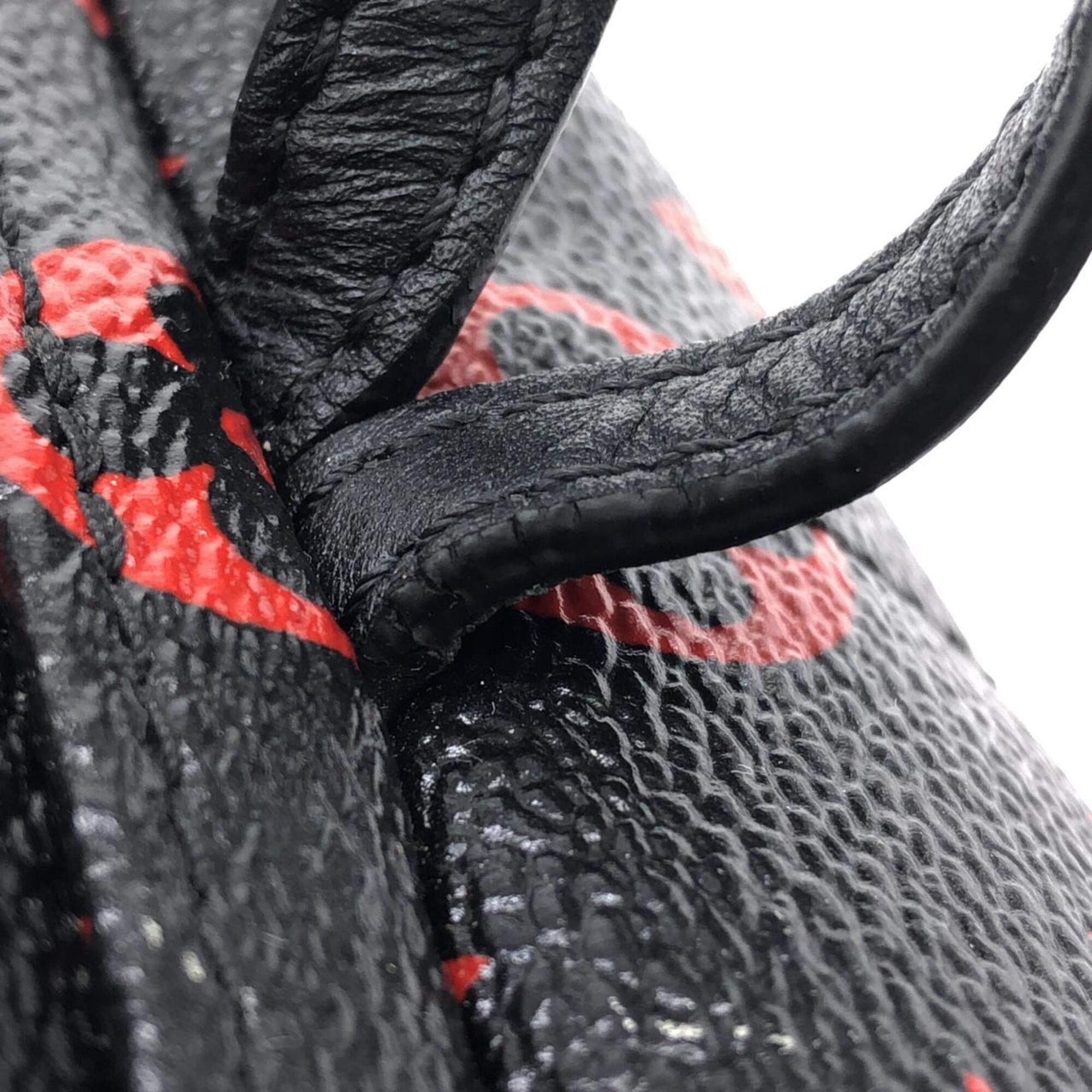 Louis Vuitton Black Rouge Coated Canvas Backpack (Pre-Owned)