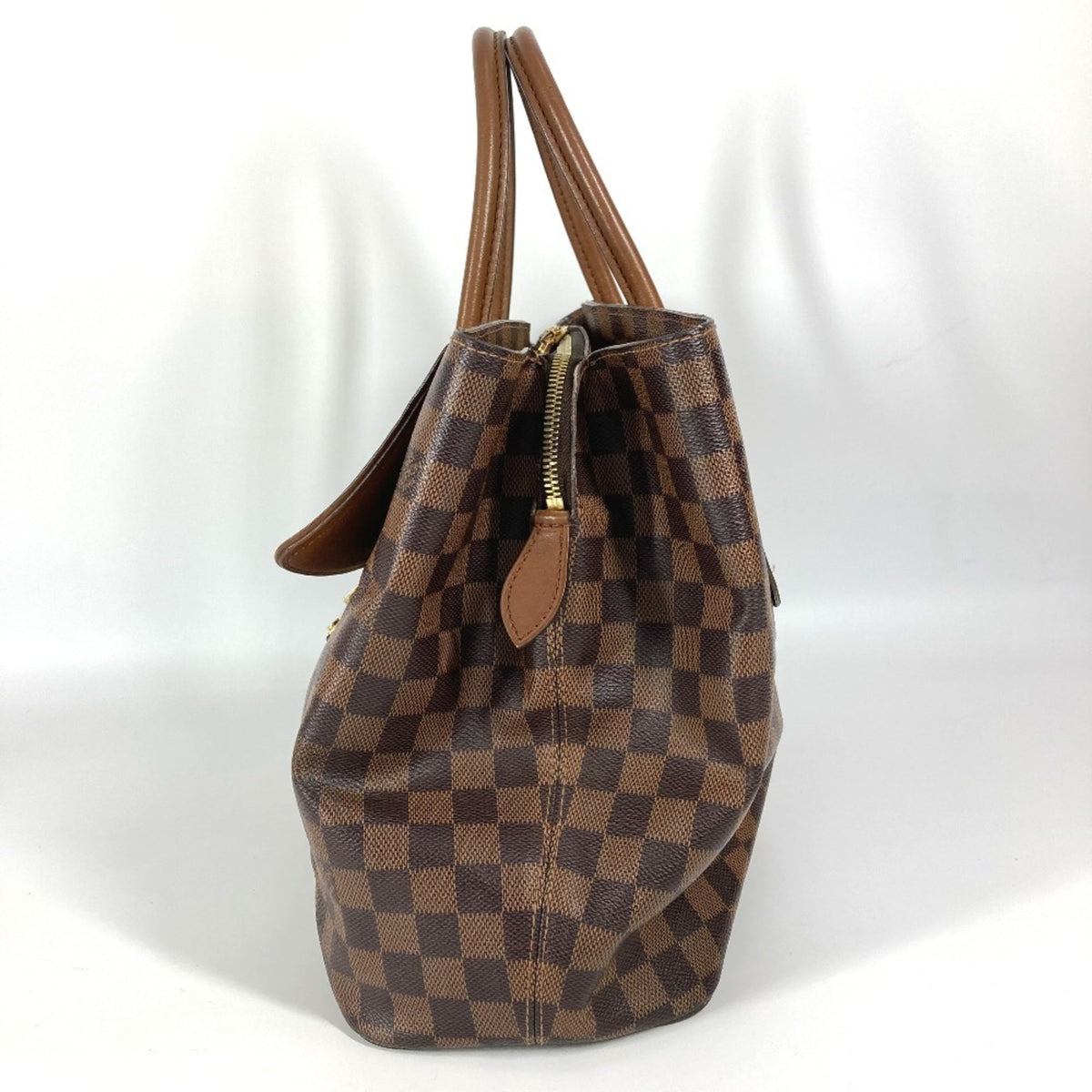 Louis Vuitton Damier Brown Damier Canvas Handbag Tote Bag (Pre-Owned)