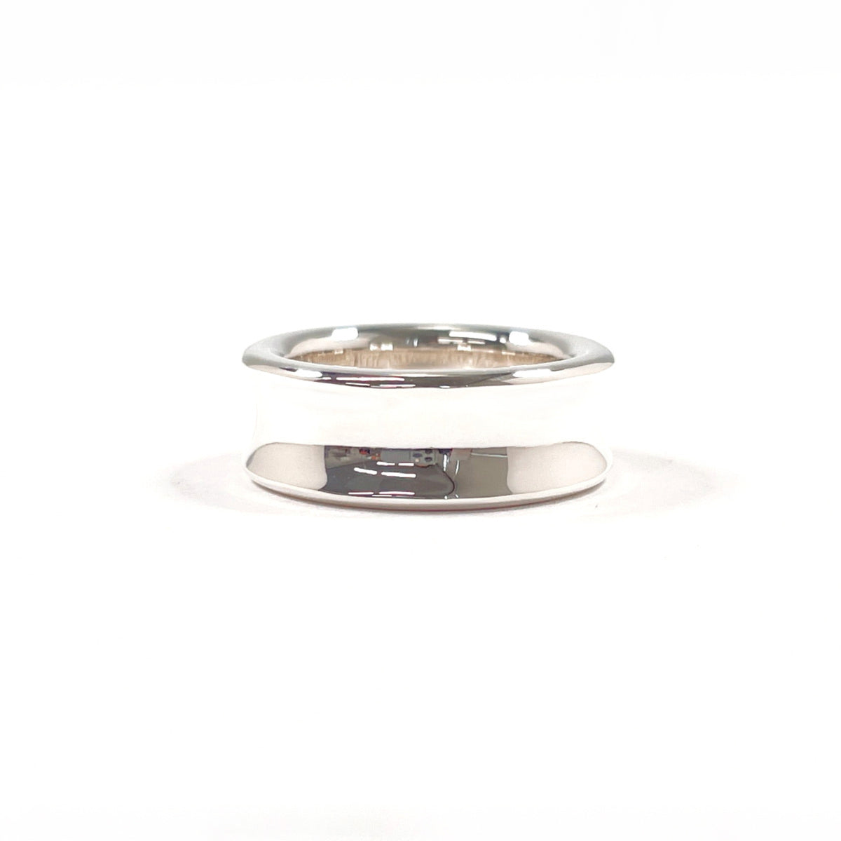 Tiffany Silver Silver 925 Band Ring (Pre-Owned)