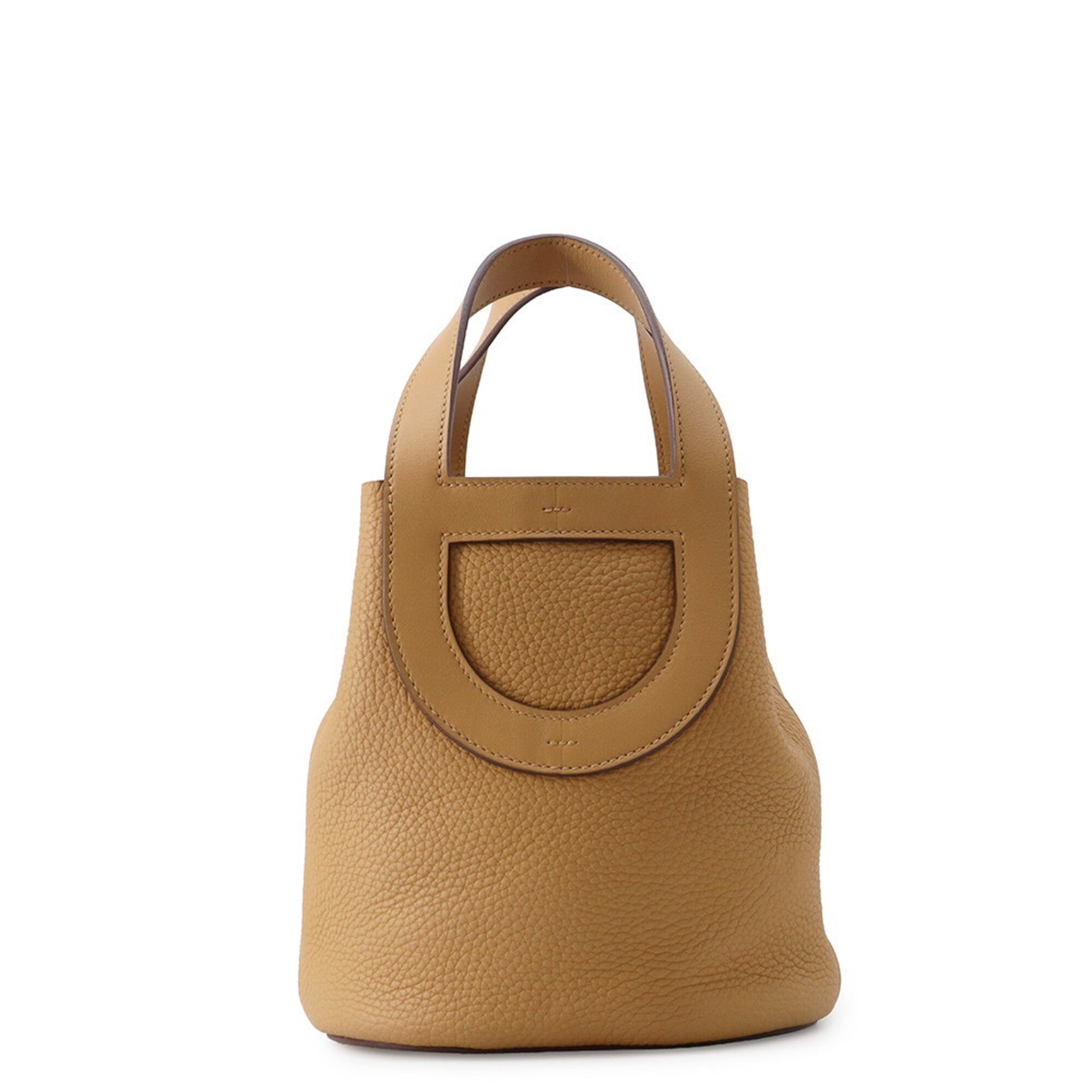 Hermes Biscuit Taurillon Clemence Leather Swift Leather Tote Bag (Pre-Owned)