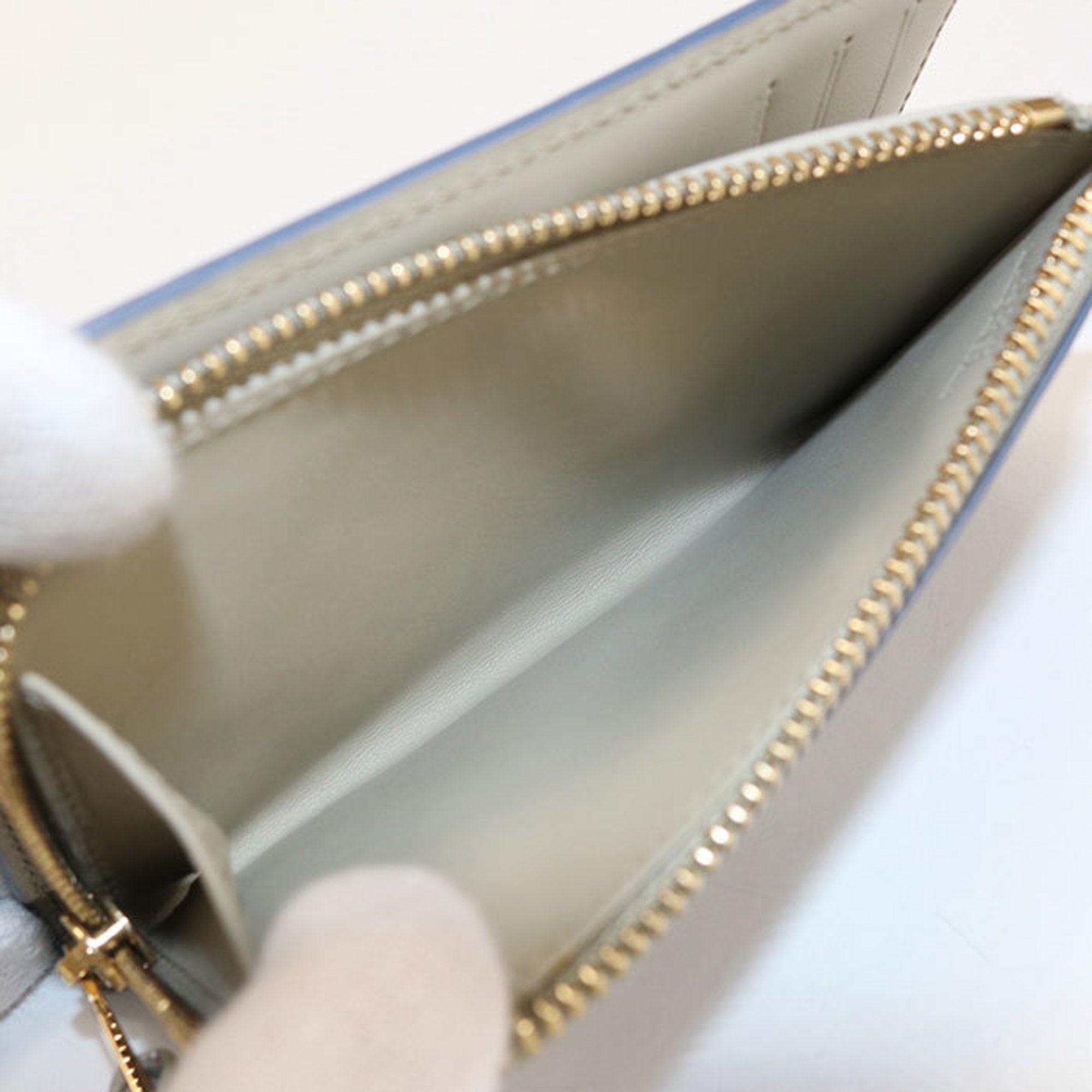 Loewe Blue Leather Wallet (Bi-Fold) (Pre-Owned)