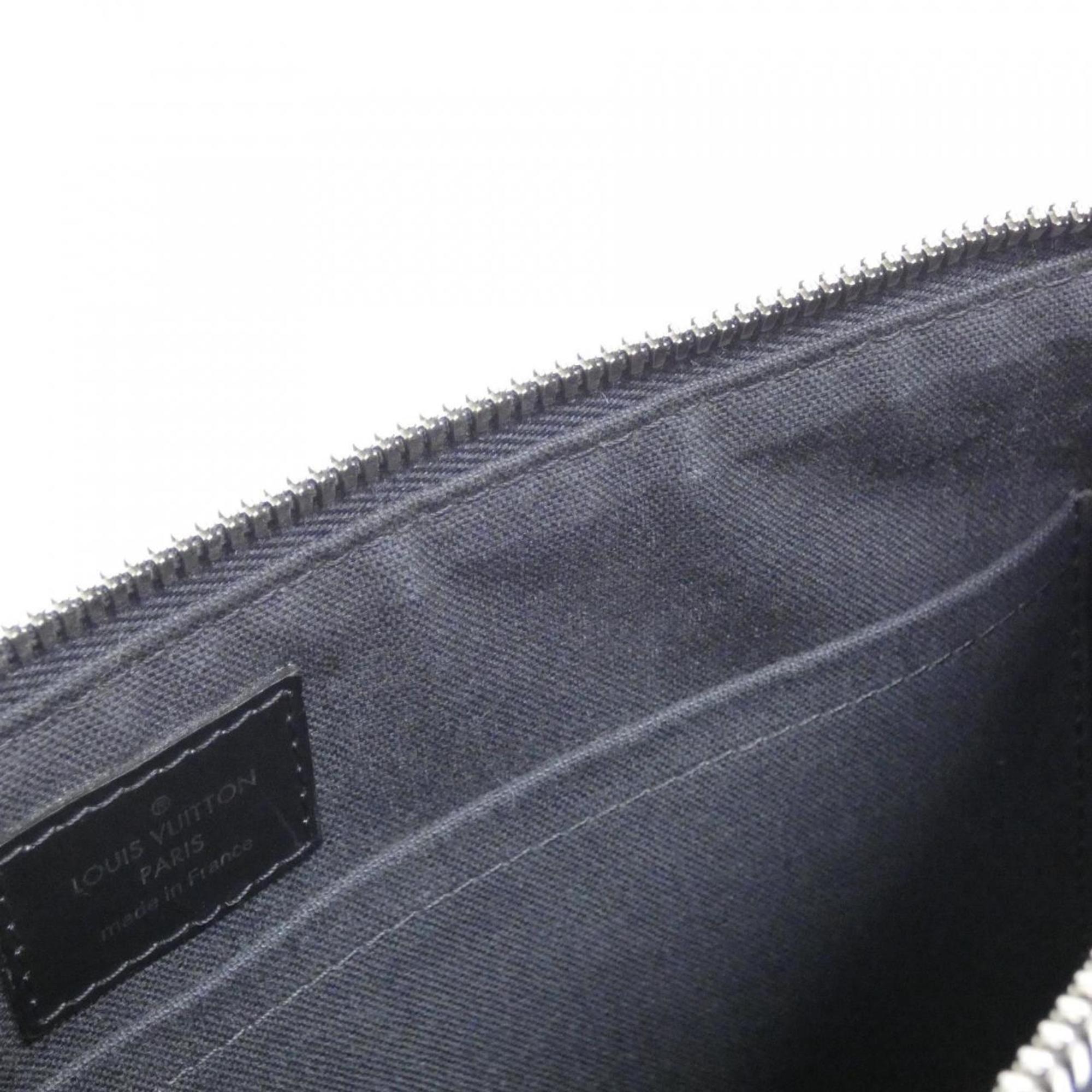 Louis Vuitton Graphite Coated Canvas Shoulder Bag (Pre-Owned)