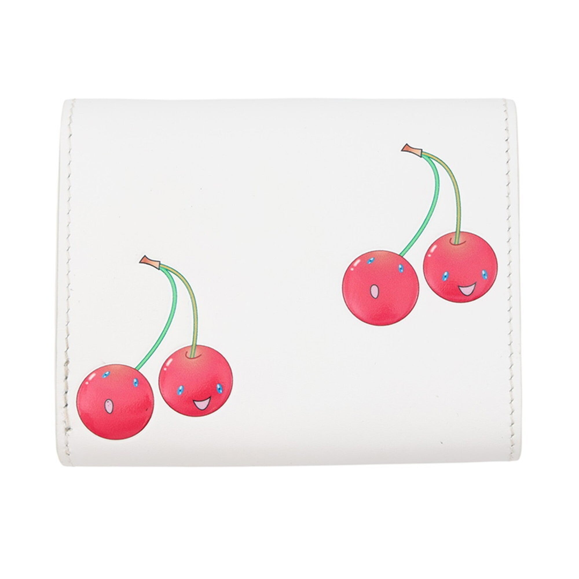 Louis Vuitton White Leather Wallet (Bi-Fold) (Pre-Owned)