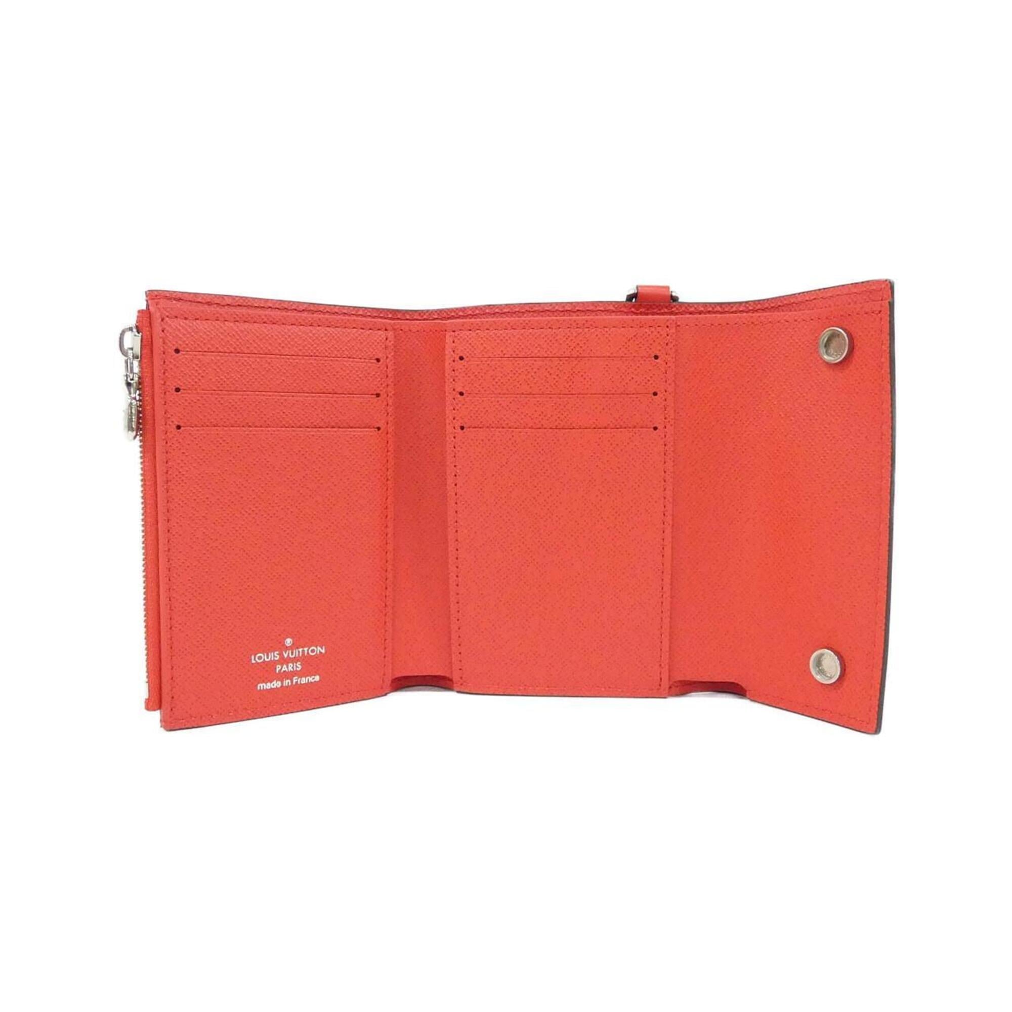 Louis Vuitton Epi Rouge Leather Chain/Shoulder Wallet (Pre-Owned)