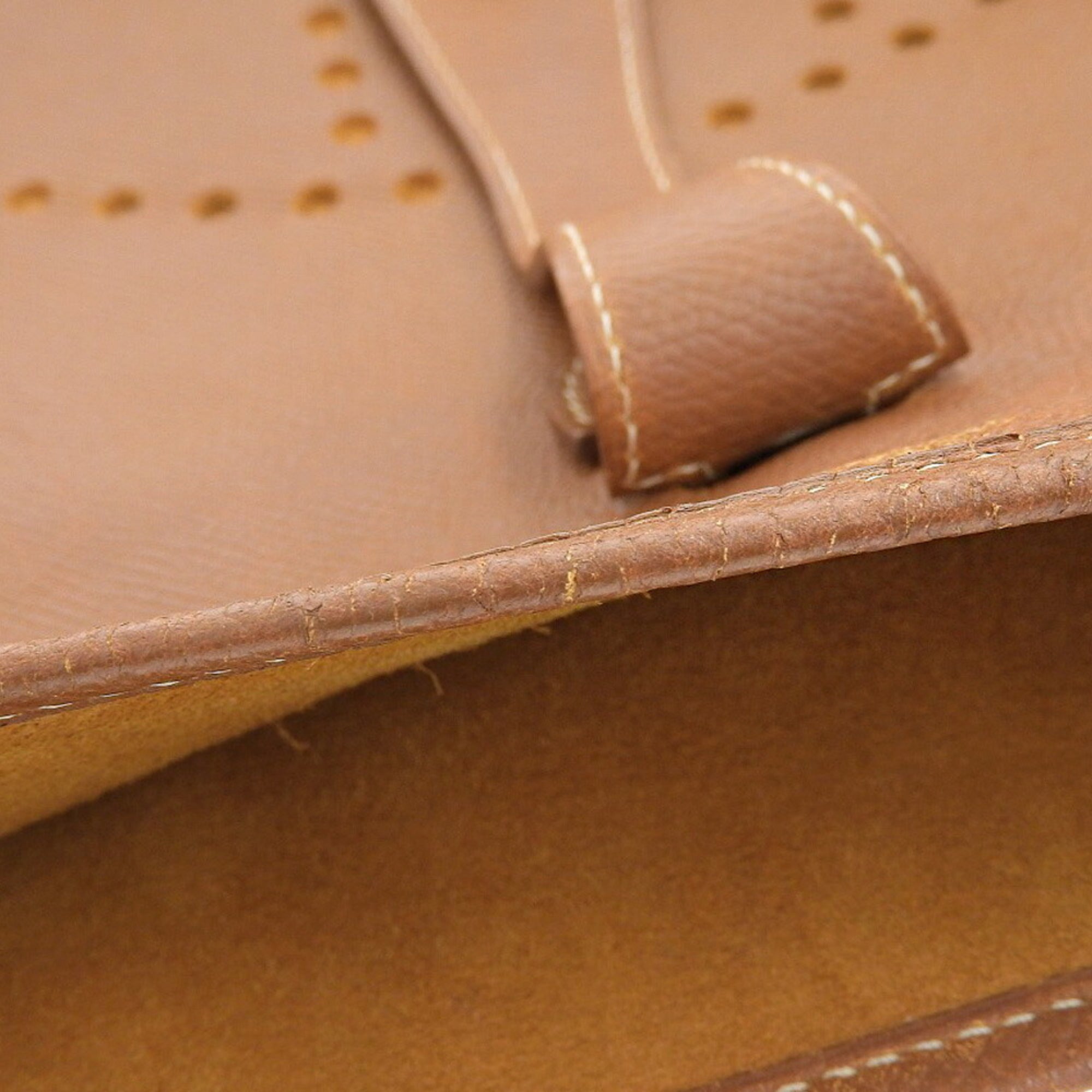 Hermes Brown Courchevel Leather Shoulder Bag (Pre-Owned)