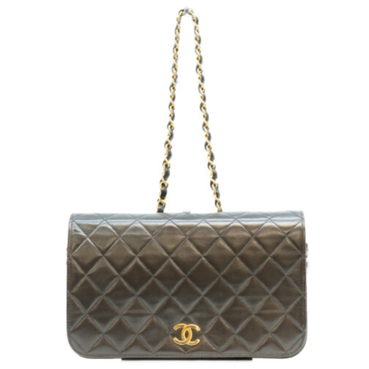 Chanel Black Leather Shoulder Bag (Pre-Owned)