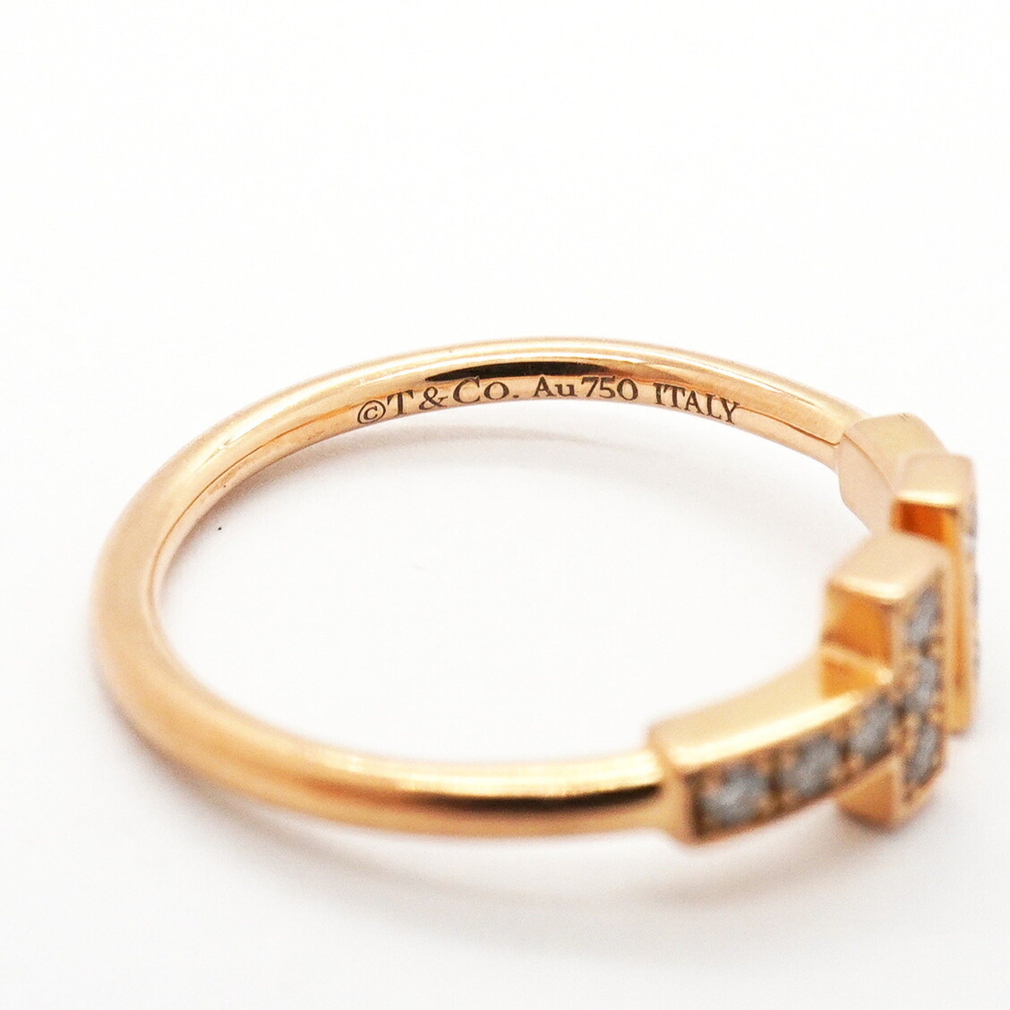 Tiffany Pink Gold (18K) Band Ring (Pre-Owned)
