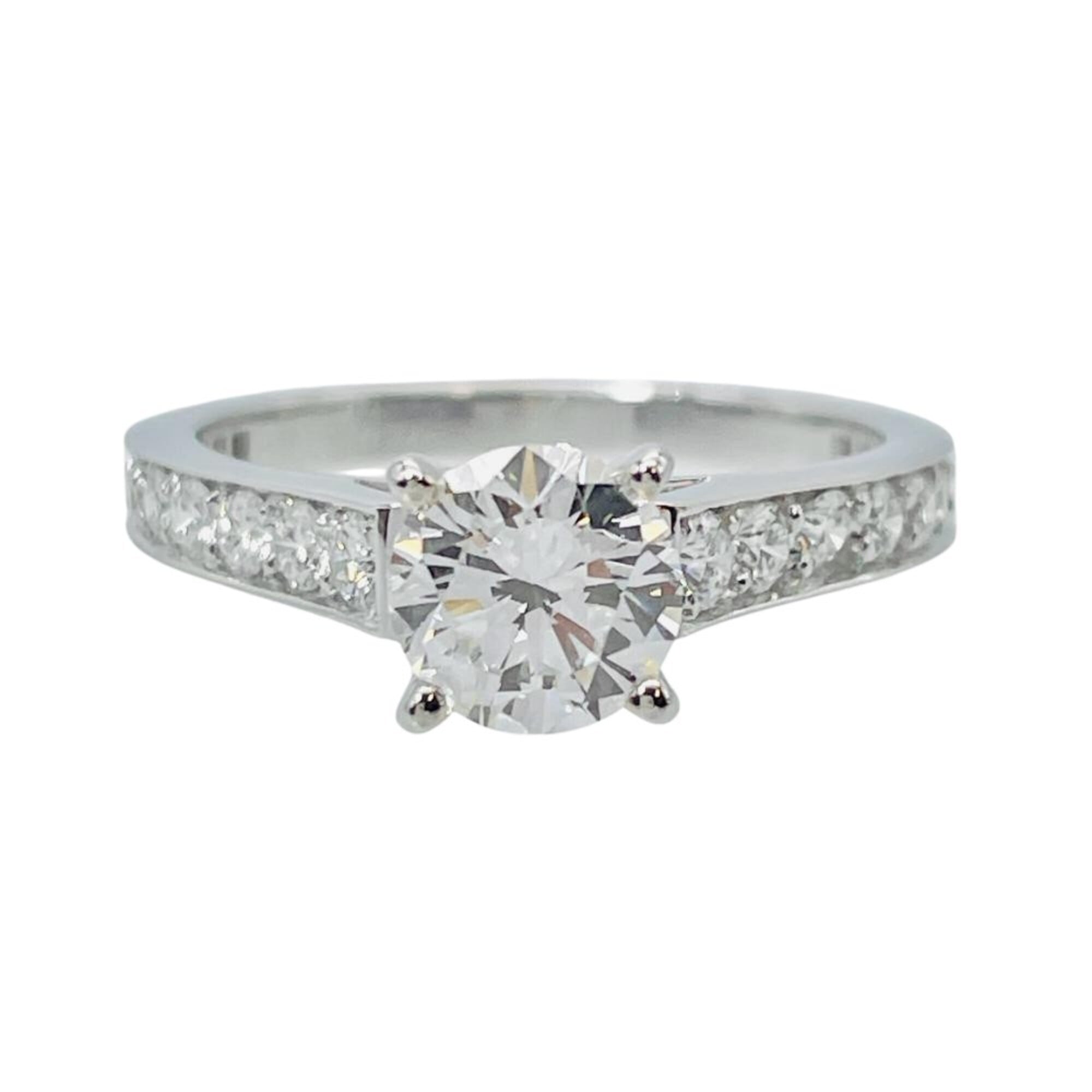Cartier Platinum Platinum 950 Band Ring (Pre-Owned)