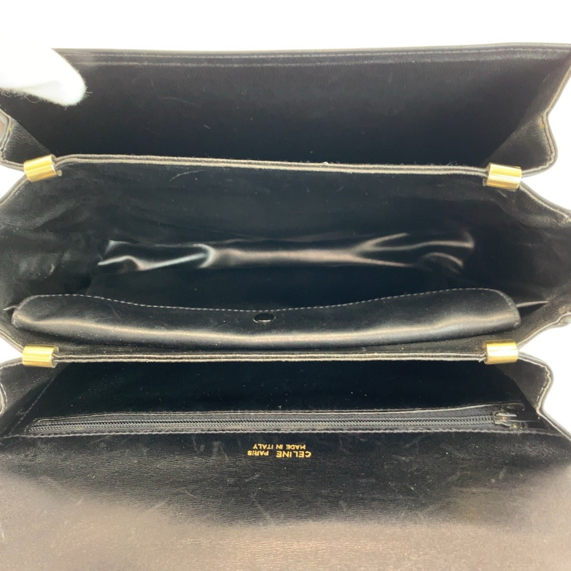 Celine Black Leather Shoulder Bag (Pre-Owned)