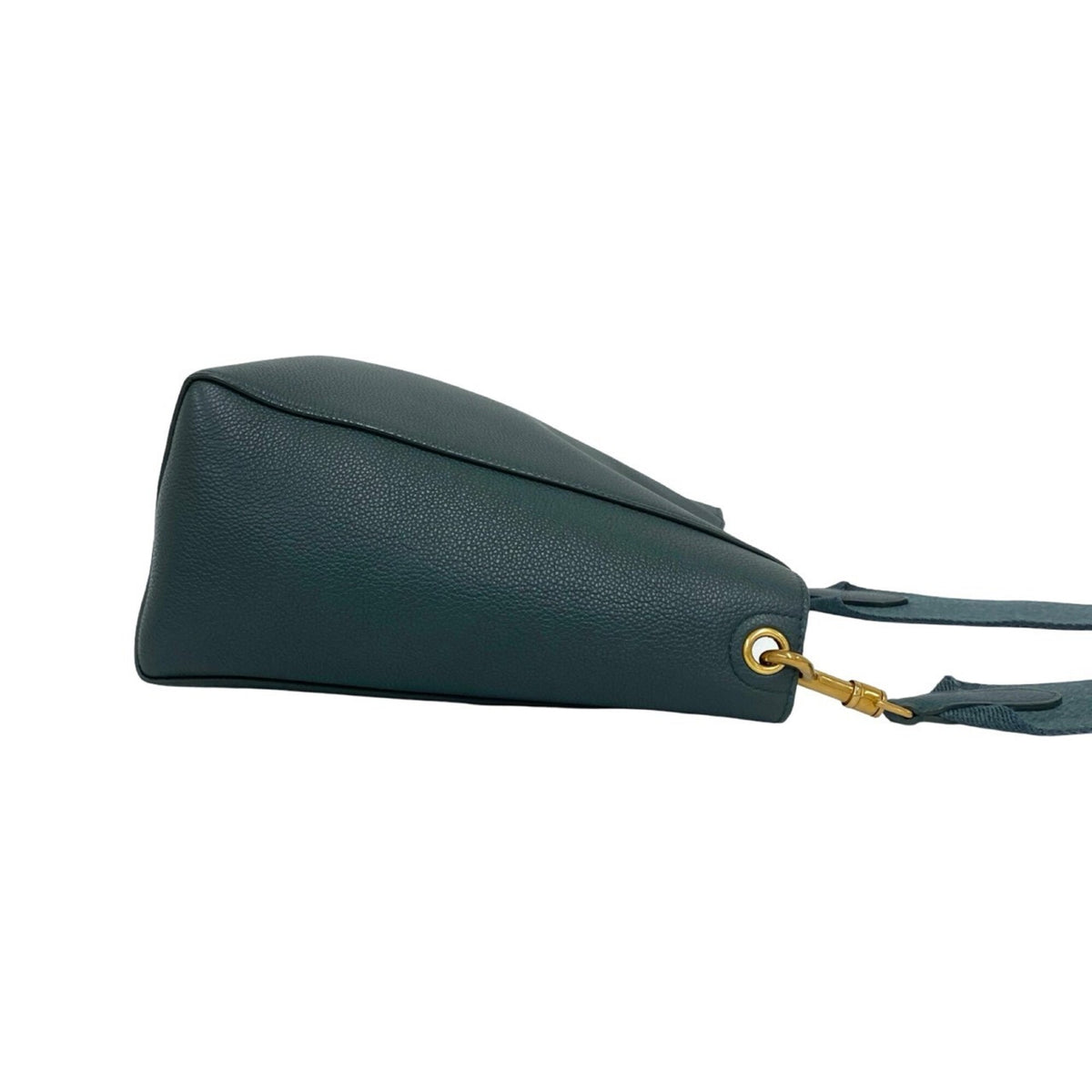 Celine Green Leather Crossbody Bag Shoulder Bag (Pre-Owned)