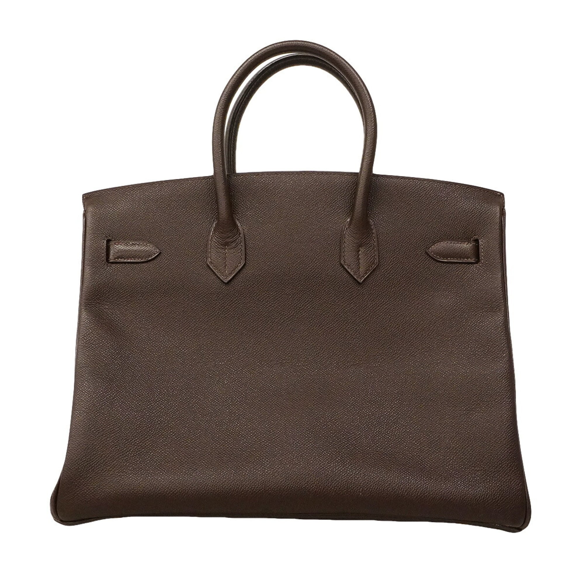 Hermes Brown Leather Handbag (Pre-Owned)