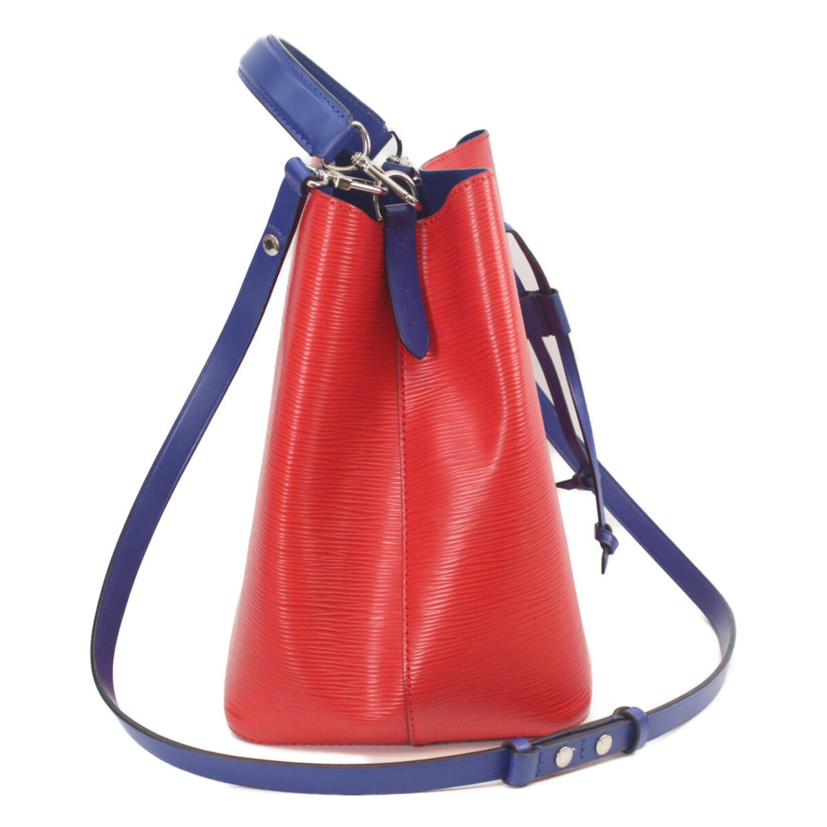 Louis Vuitton Blue Red Color Epi Leather Shoulder Bag (Pre-Owned)