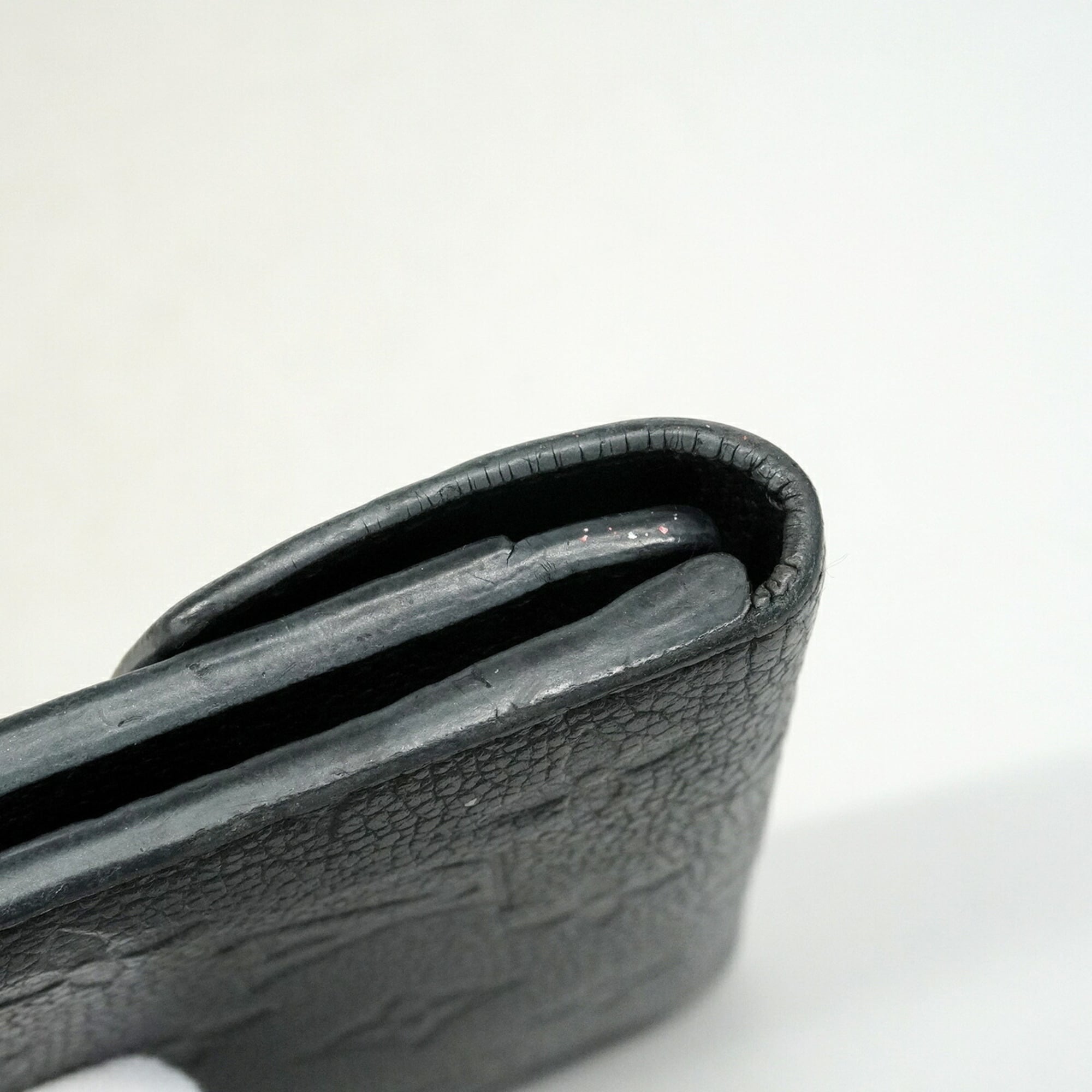 Louis Vuitton Noir Wallet (Tri-Fold) (Pre-Owned)